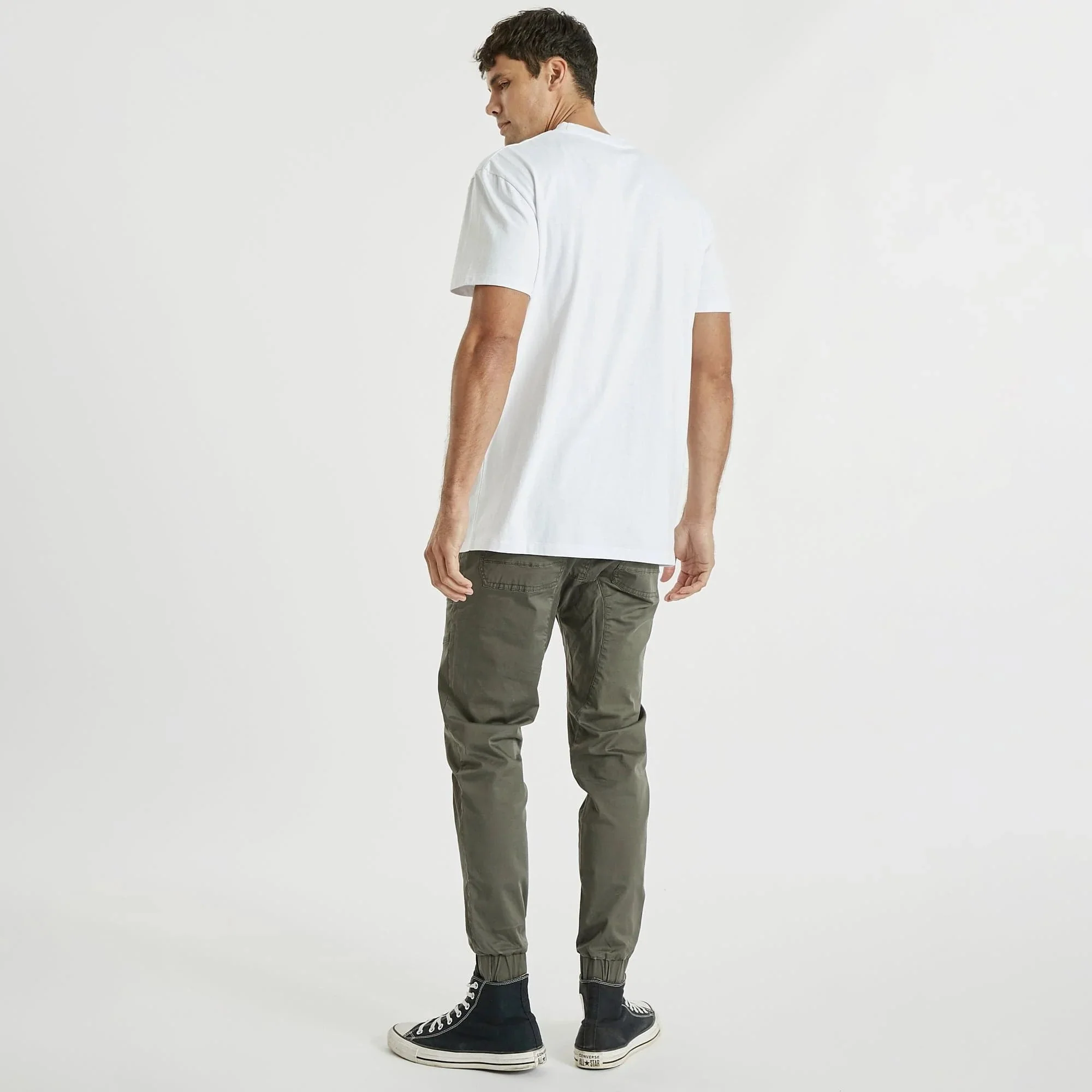 KISS CHACEY Mens Dagger Relaxed Tee Shirt White - Image 3