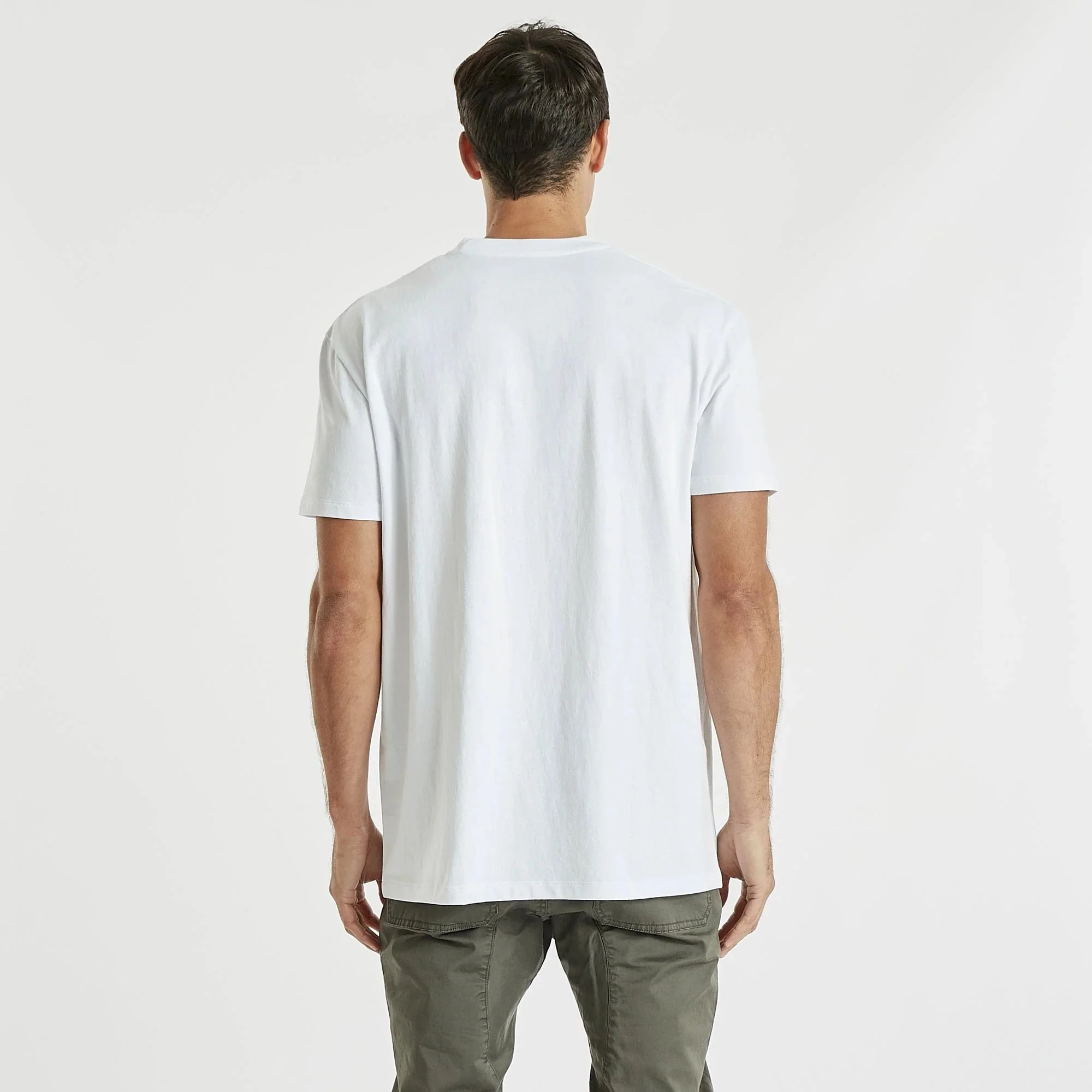 KISS CHACEY Mens Dagger Relaxed Tee Shirt White - Image 6