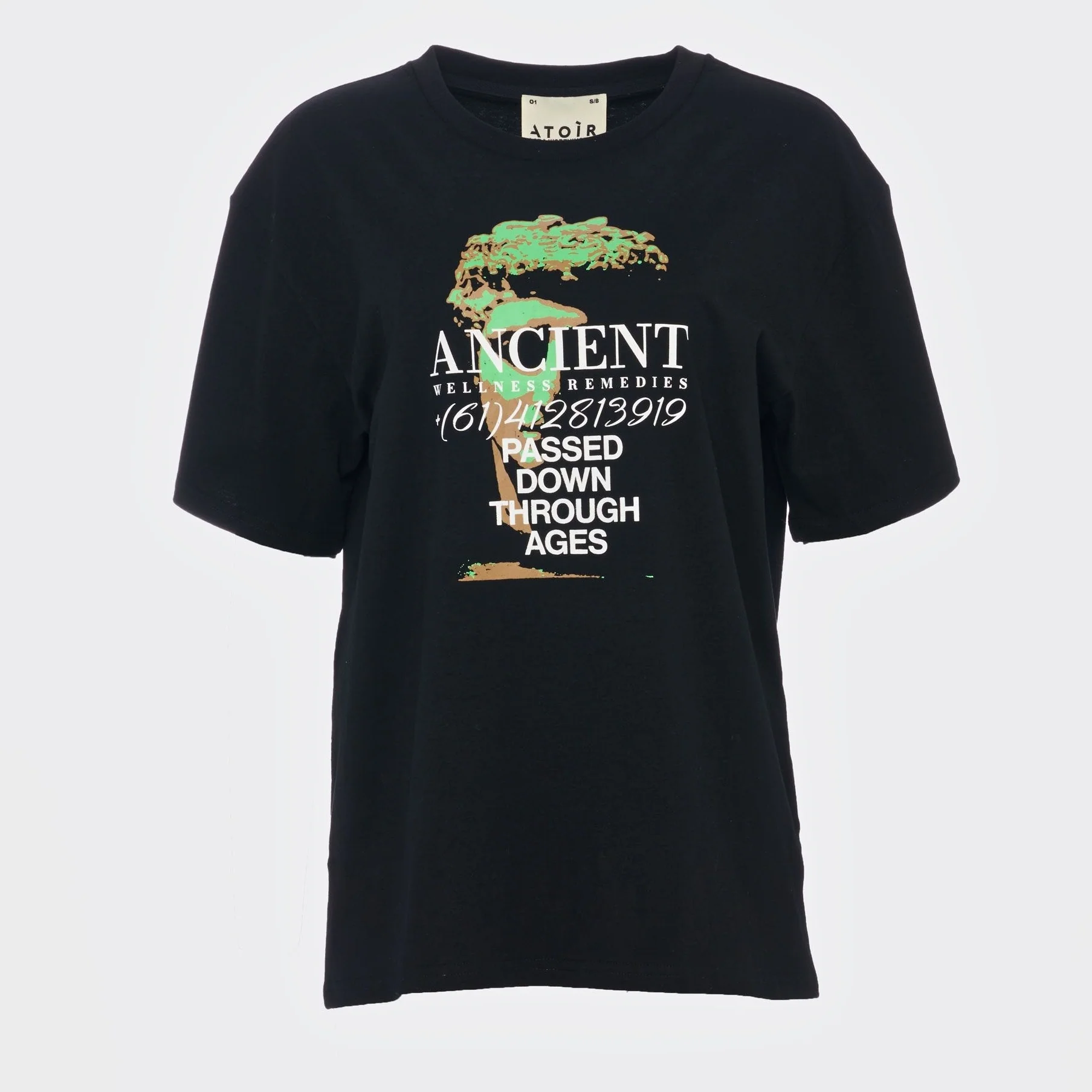 LARA WORTHINGTON x ATOIR Womens 003 T-Shirt Black - Image 3