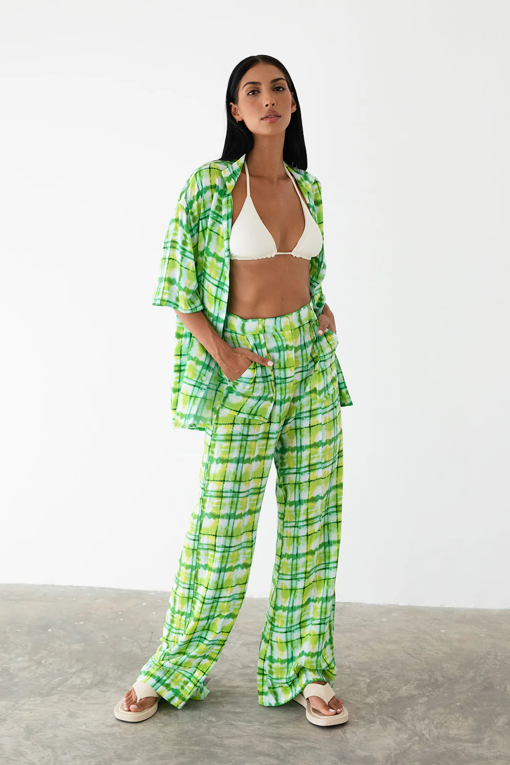 LE SALTY LABEL Womens Skylar Pants - Tropicale - Image 9