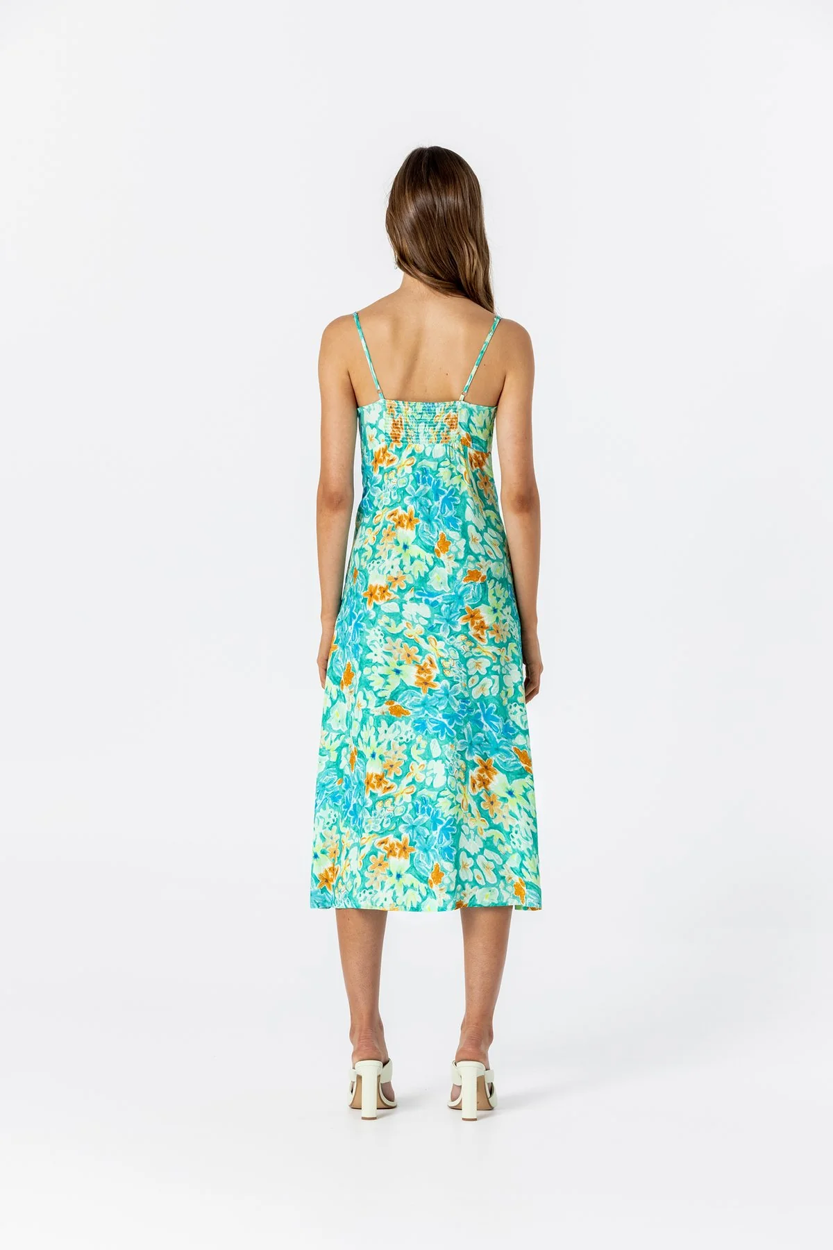 LE SALTY Womens Bianca Midi Dress - Poolside - Image 3