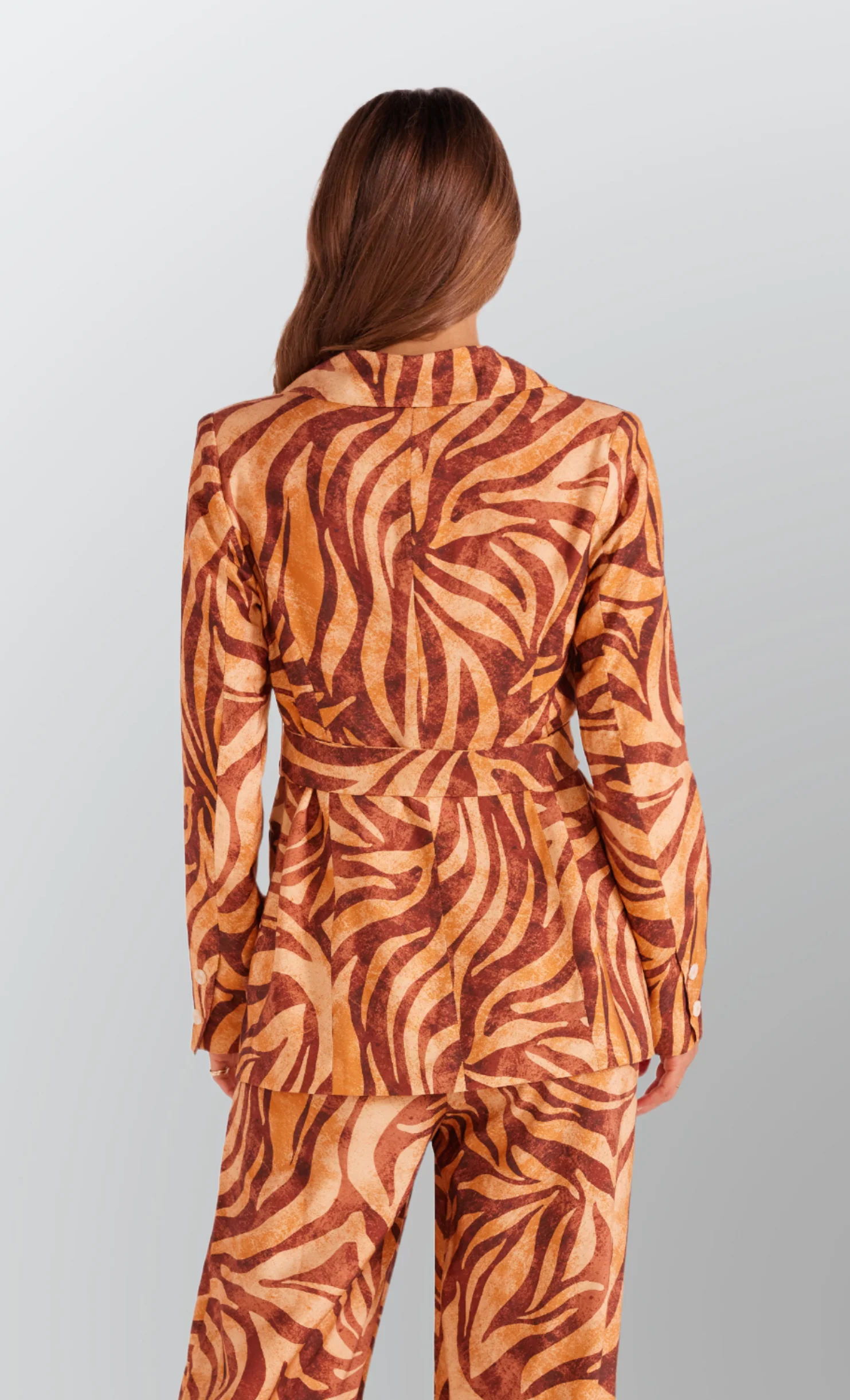 MINKPINK Womens Goldie Blazer - Animal Print - Image 6