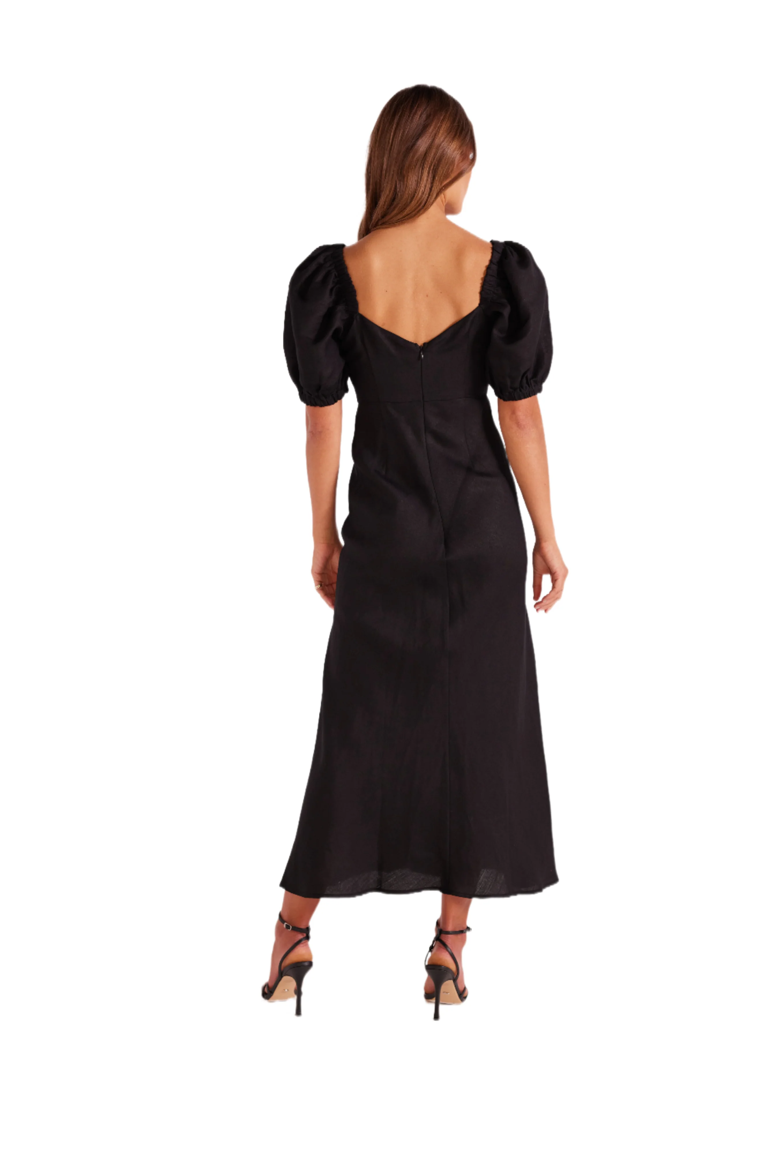 MINKPINK Womens Sadira Midi Dress -  Black - Image 3