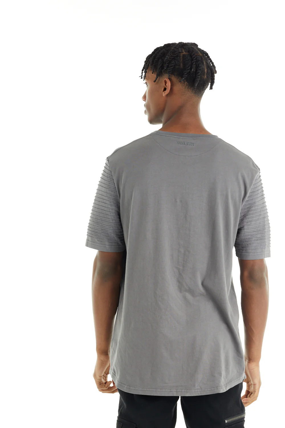 nANA jUDY Mens Kent Tee Charcoal - Image 3