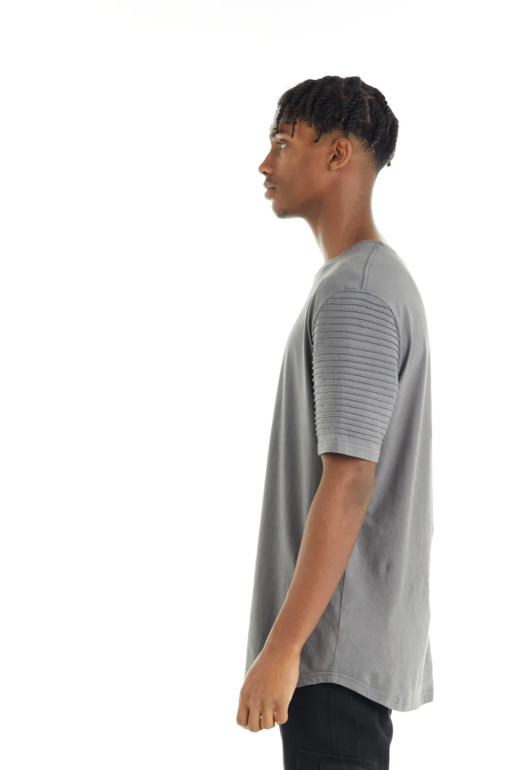 nANA jUDY Mens Kent Tee Charcoal - Image 4