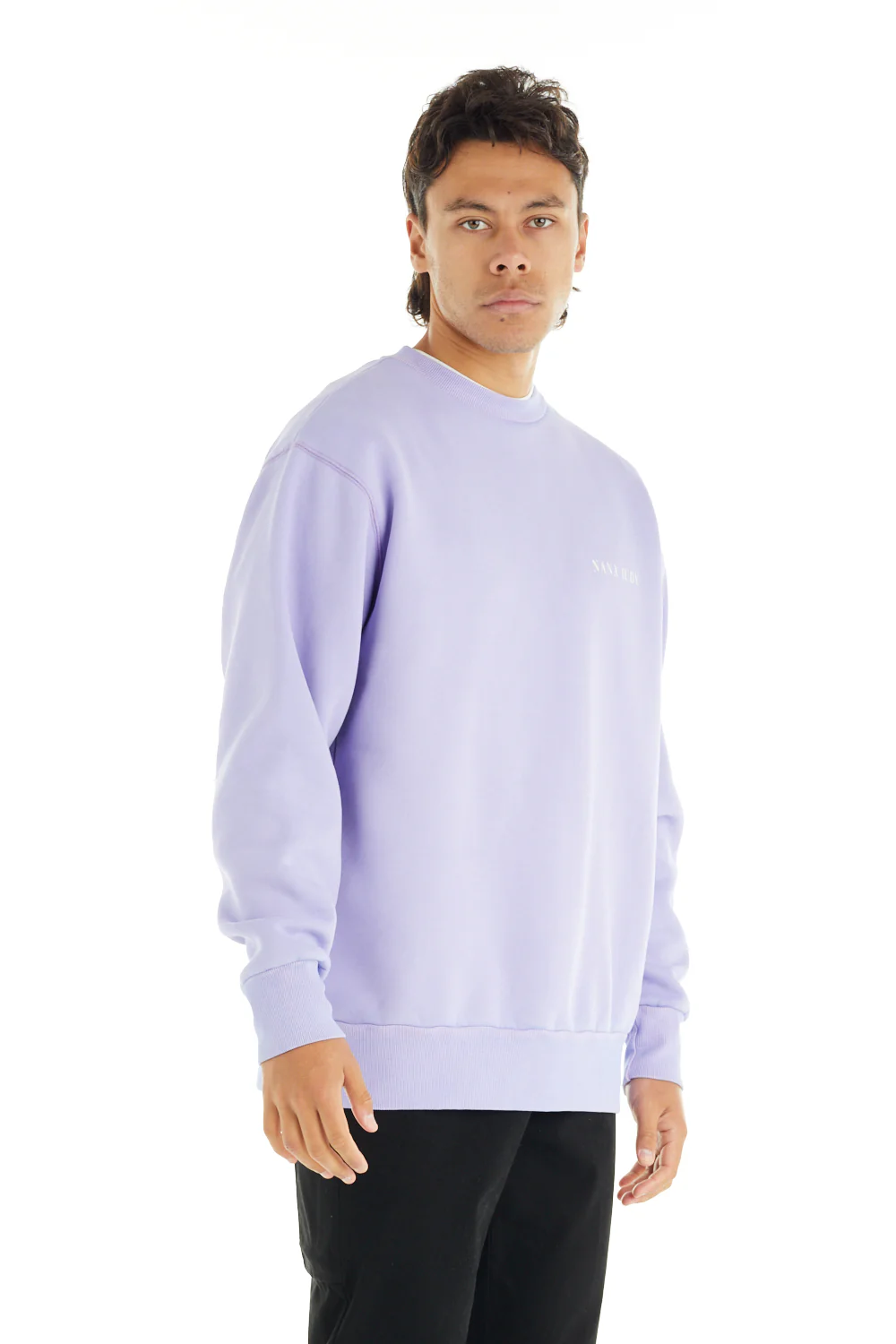 nANA jUDY Mens Malibu Crew - Lilac - Image 4