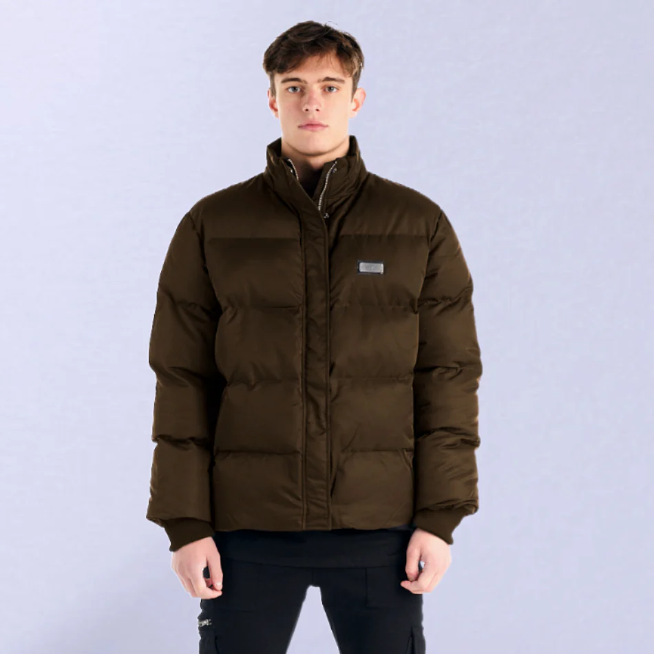 nANA jUDY Mens Monet Puffer Jacket - Brown - Image 5