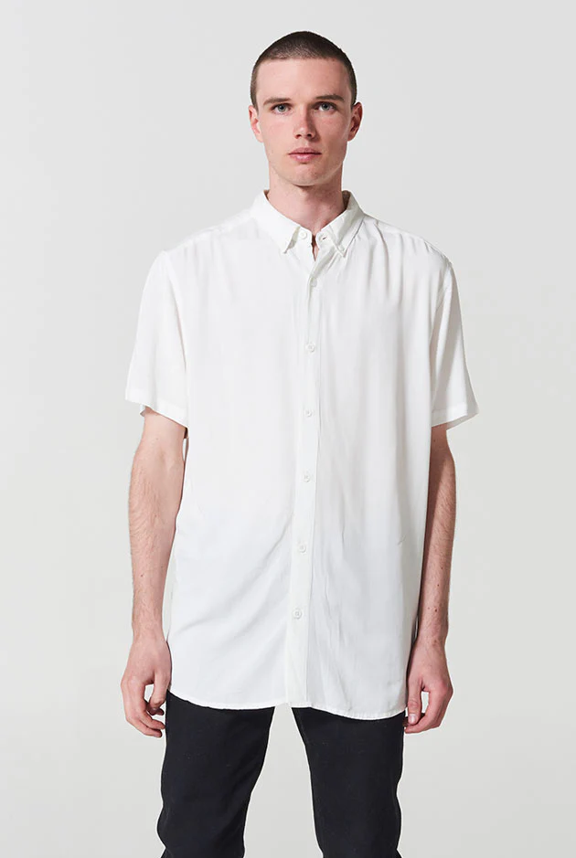 nANA jUDY MENS WHITEHALL SHORT SLEEVE SHIRT - WHITE - Image 5