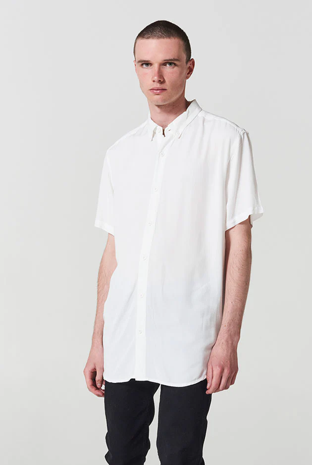 nANA jUDY MENS WHITEHALL SHORT SLEEVE SHIRT - WHITE - Image 8