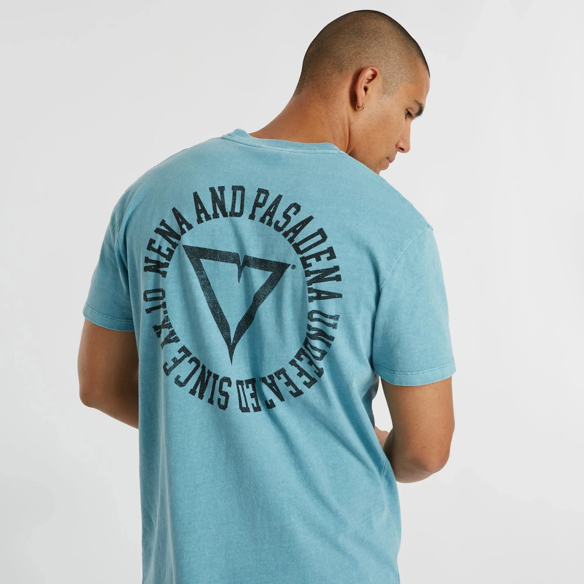 NENA & PASADENA Mens Mansion Relaxed Tee Shirt Pigment Cameo - Image 9