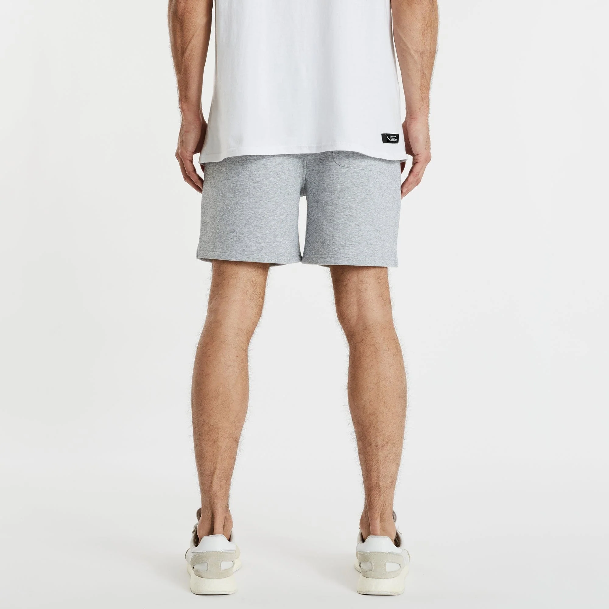 NENA & PASADENA Mens Tournament Track Short Grey Marle - Image 6
