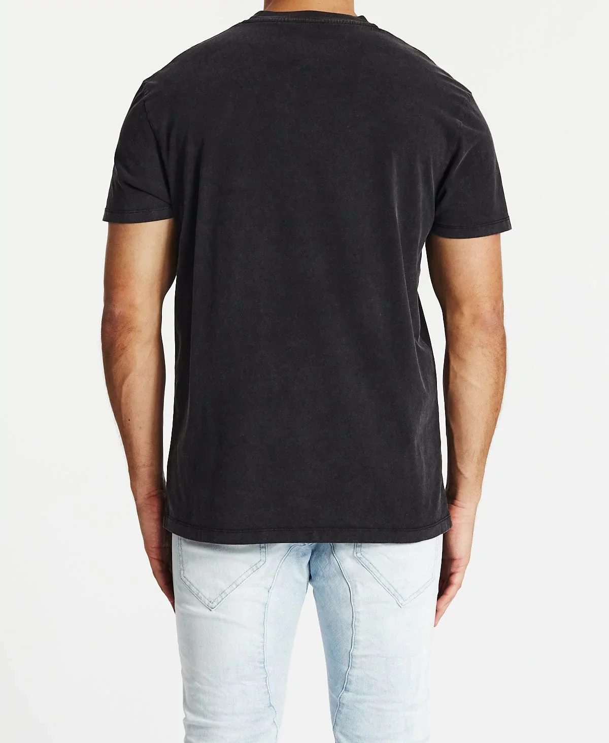 NENA & PASADENA Mens Visual Relaxed Tee Mineral Black - Image 6