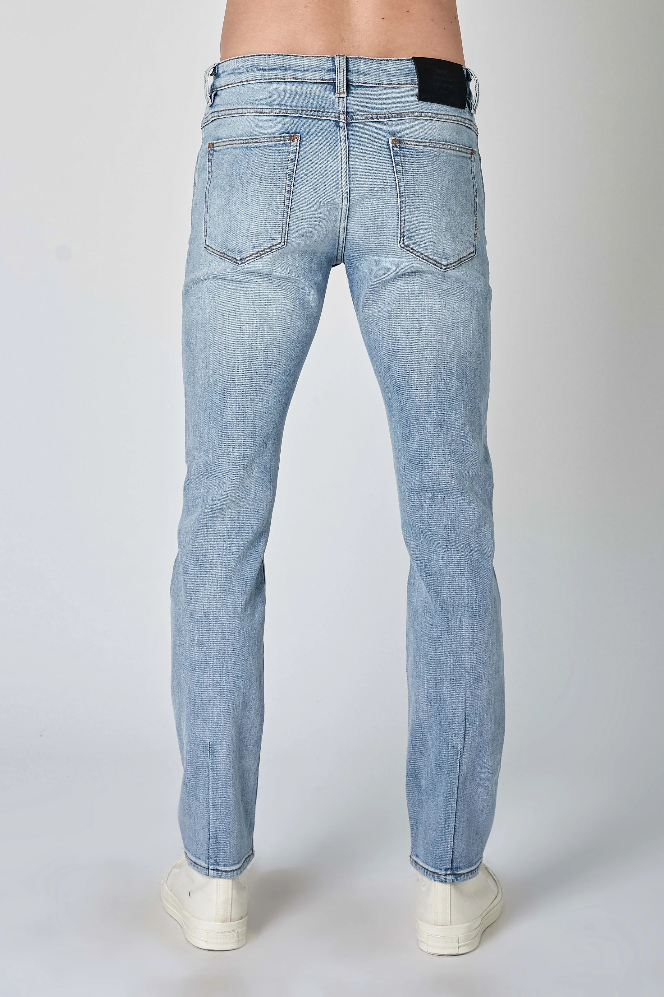 NEUW Mens Iggy Skinny Jeans - Lost Town Rip - Image 3