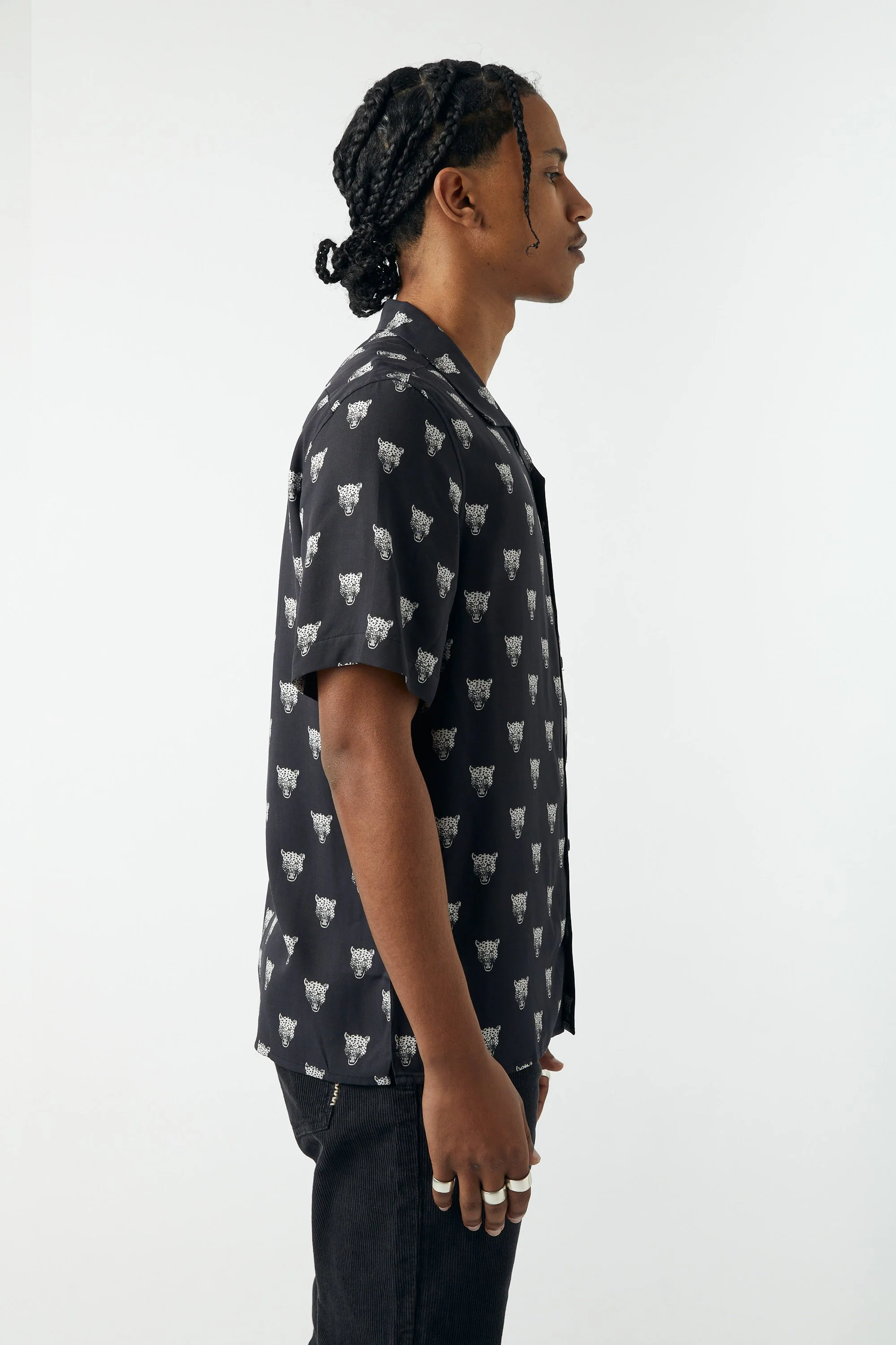 NEUW Mens Teodoruk Art Shirt 3 - Black Art - Image 5