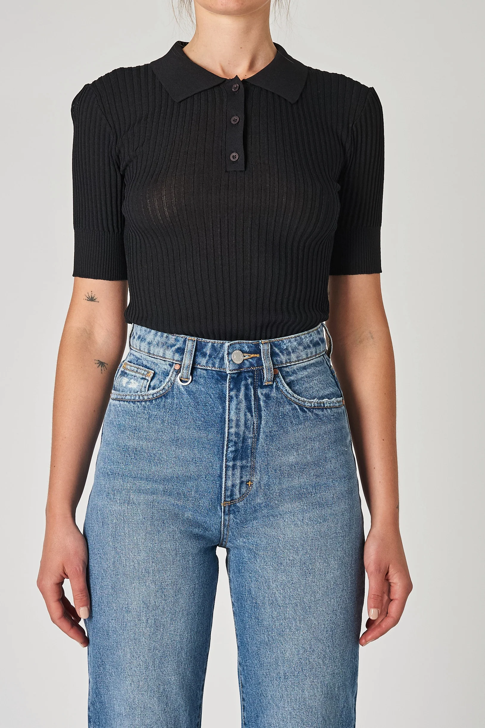 NEUW Womens Blues Tee - Black