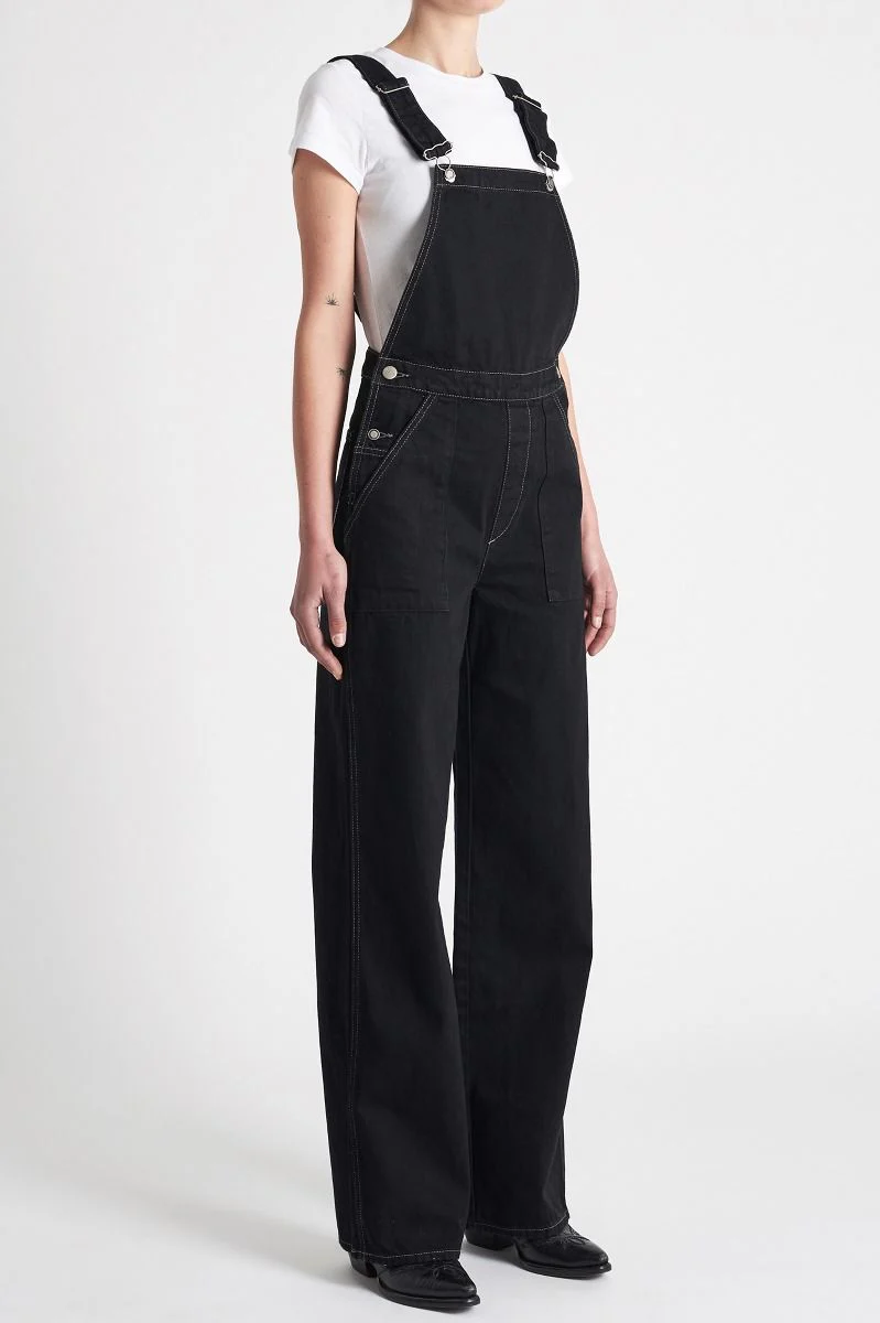 Neuw WOMENS DEMI OVERALL ZERO BLACK - Image 4