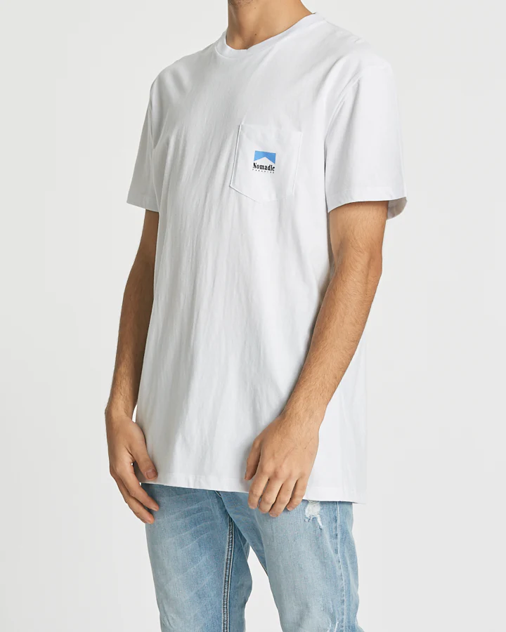 Nomadic Paradise MENS EXTRA MILD STANDARD TEE - WHITE - Image 3