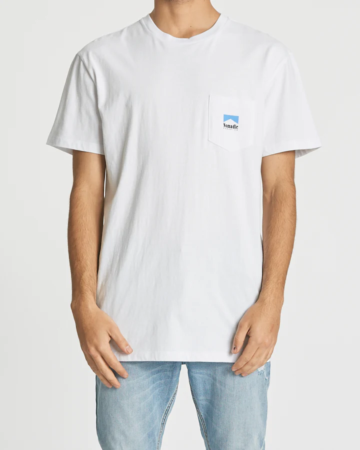 Nomadic Paradise MENS EXTRA MILD STANDARD TEE - WHITE - Image 4