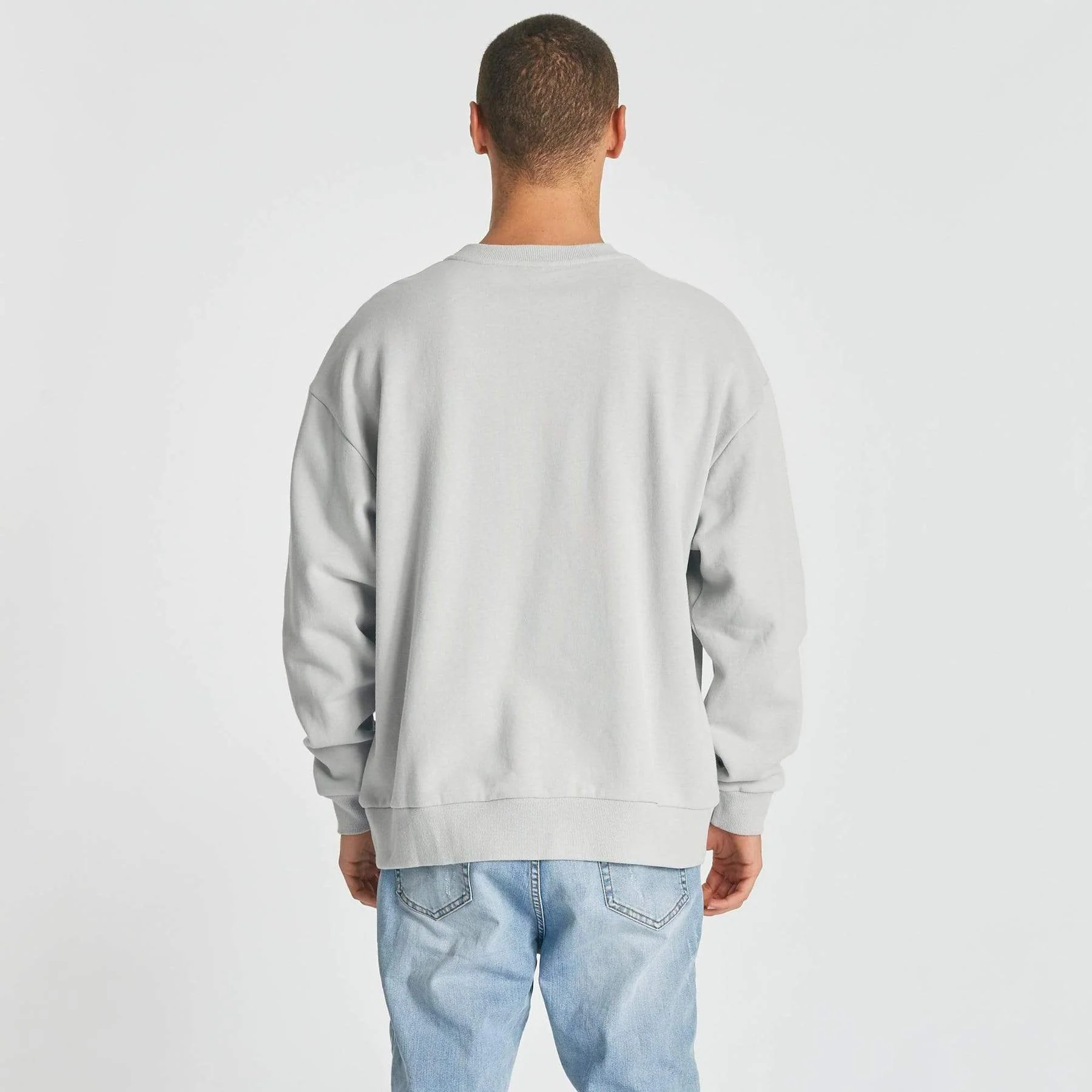 Nomadic Paradise MENS GLACIAL RELAXED SWEATER - VAPOROUS GREY - Image 4