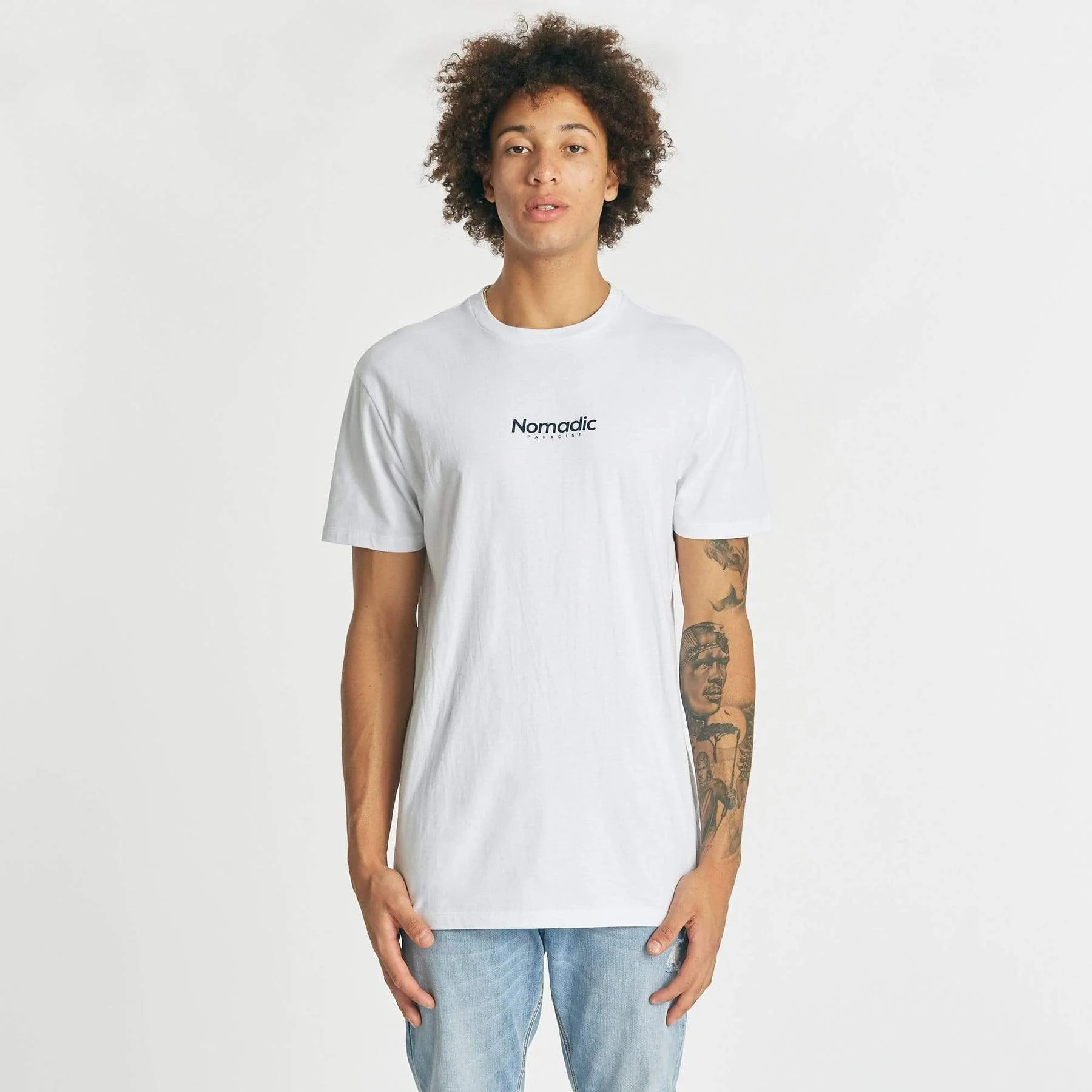 NOMADIC PARADISE Mens Suite Life Standard Tee - White - Image 6