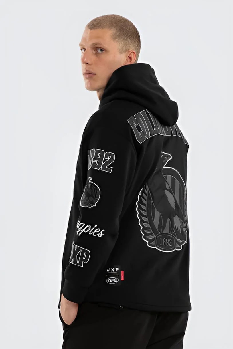 NXP x AFL Collingwood Magpies Simulation Hoodie in Jet Black