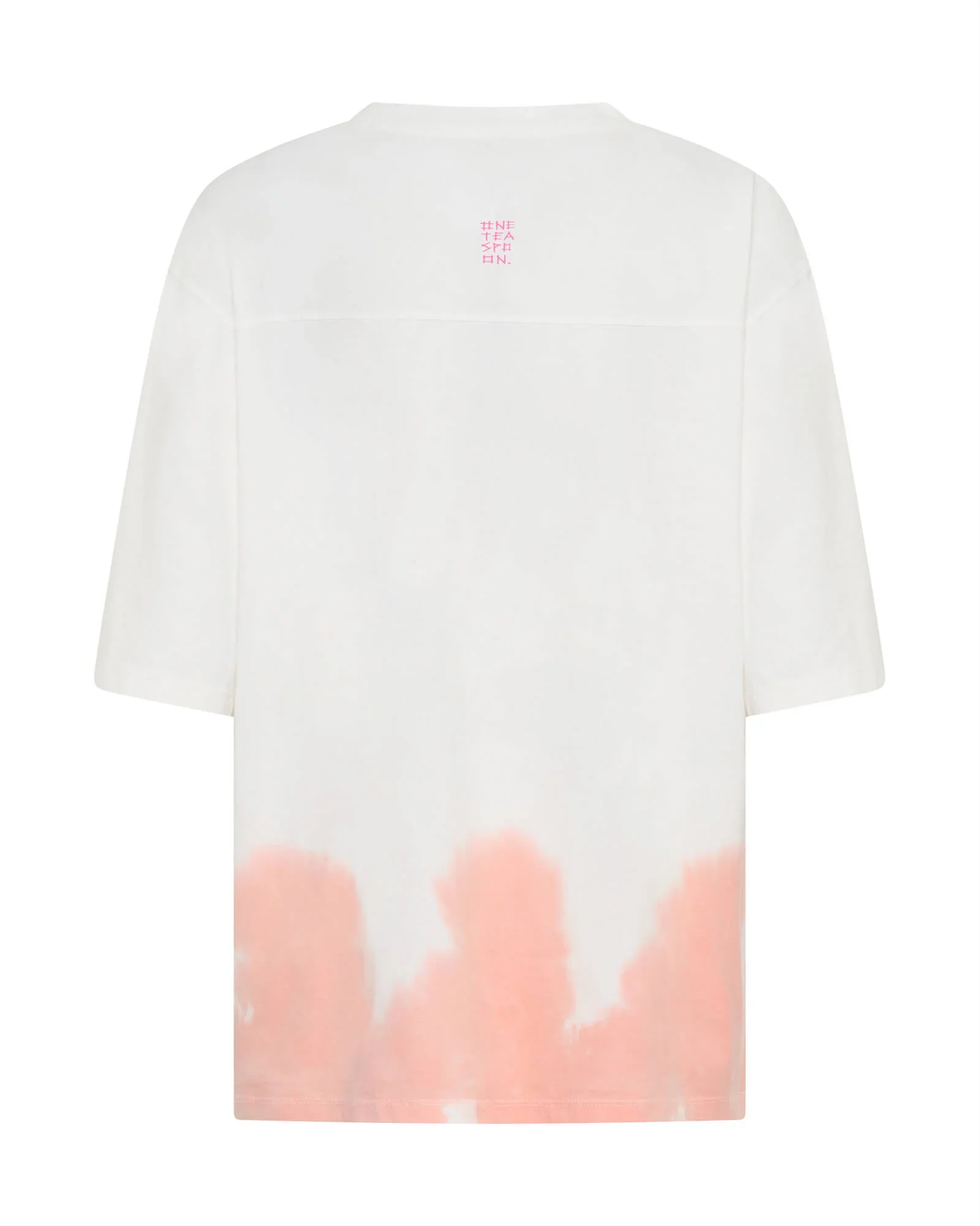 ONE TEASPOON Womens Angel Dip Dye Kobe Tee - Cream - Image 6