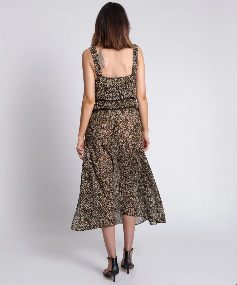 ONE TEASPOON Womens Animal Night Lover Dress - Animal Print - Image 5