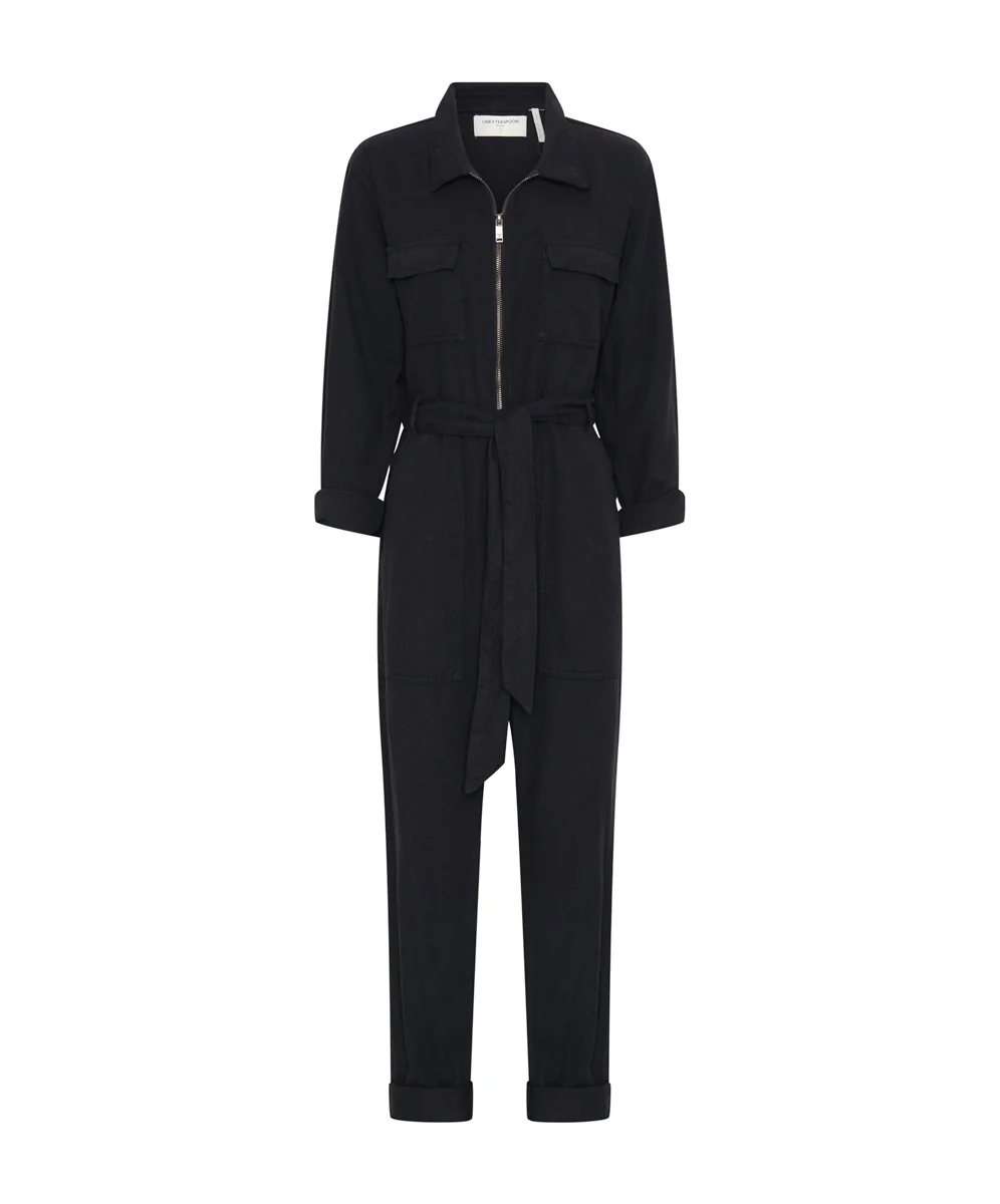 ONE TEASPOON Womens Black Claudia Overall - Image 7