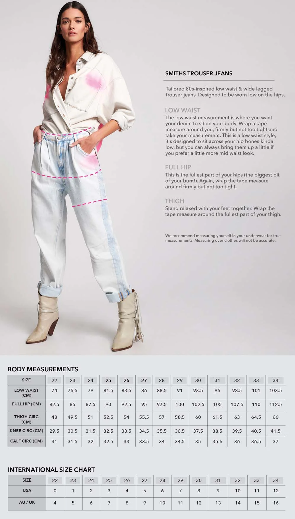 ONE TEASPOON Womens Casanova Smiths Trouser Jeans - Image 14