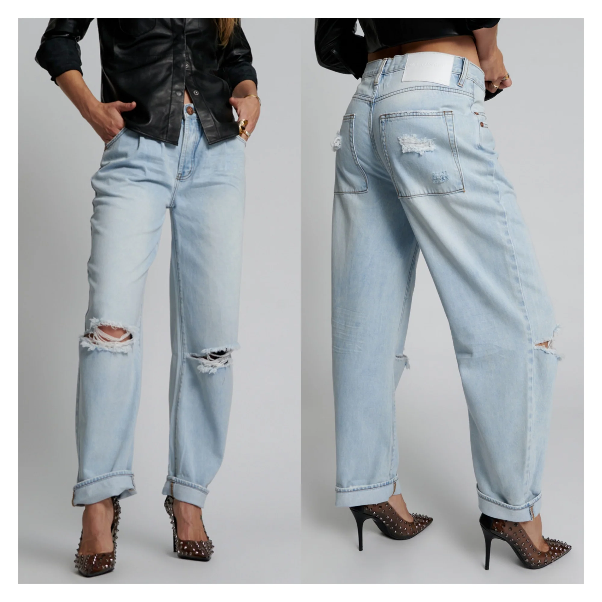 ONE TEASPOON Womens Casanova Smiths Trouser Jeans - Image 4