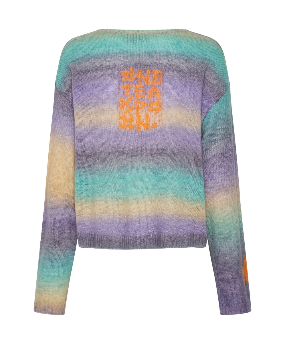 ONE TEASPOON Womens Gradual Dusk Sweater - Multi - Image 4