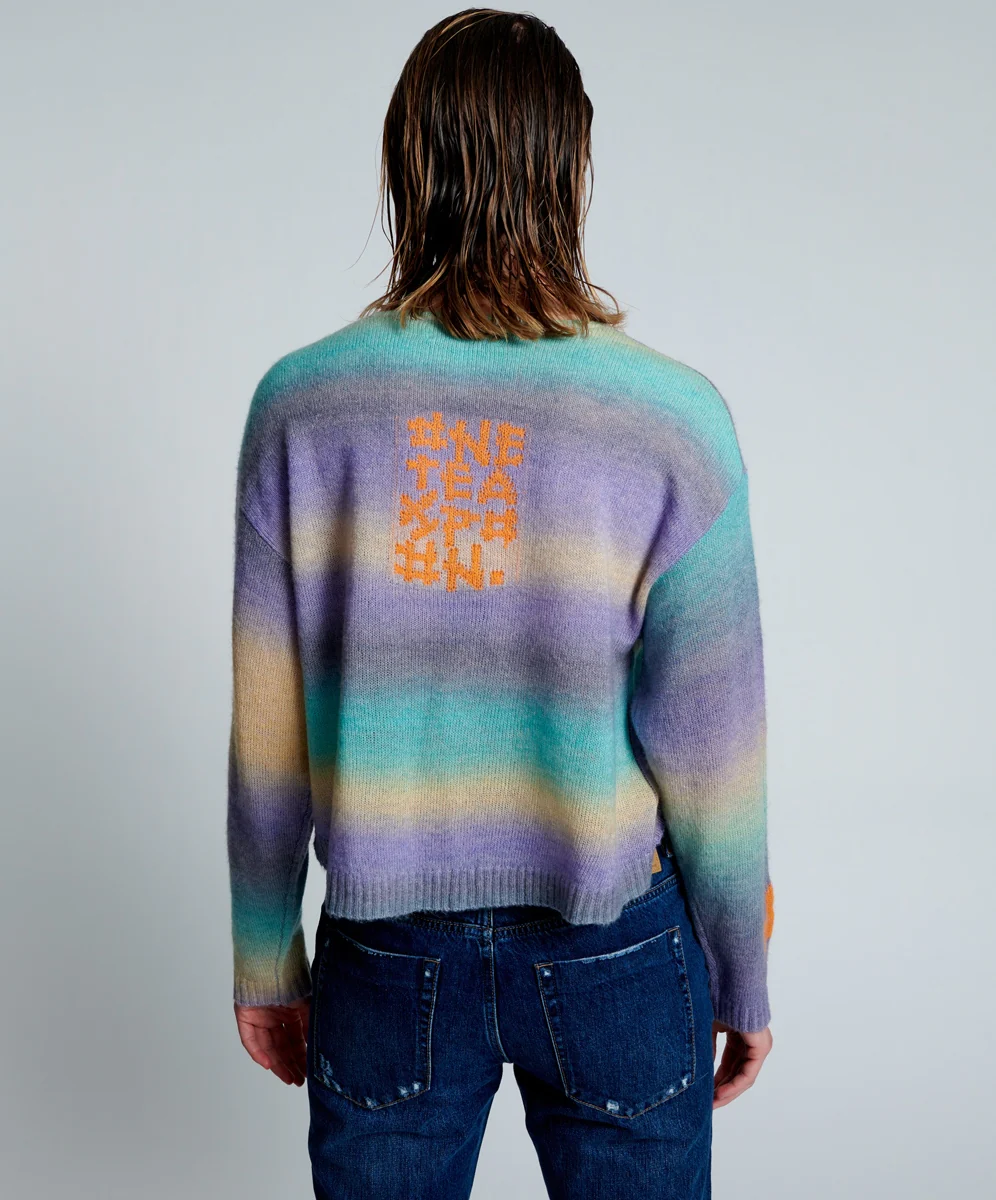 ONE TEASPOON Womens Gradual Dusk Sweater - Multi - Image 6
