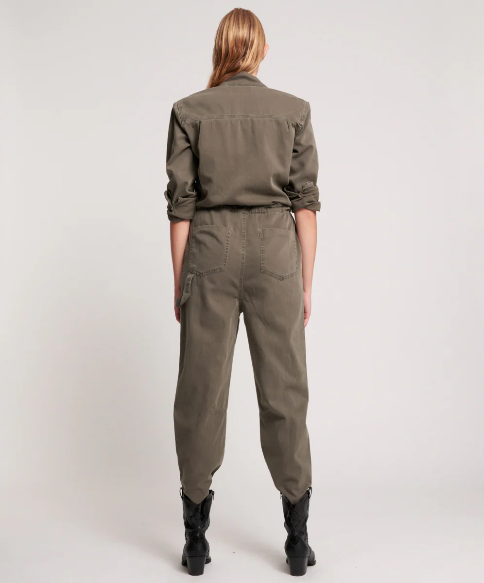OneTeaspoon WOMENS DARK KHAKI STARSHIP JUMPSUIT - Image 3