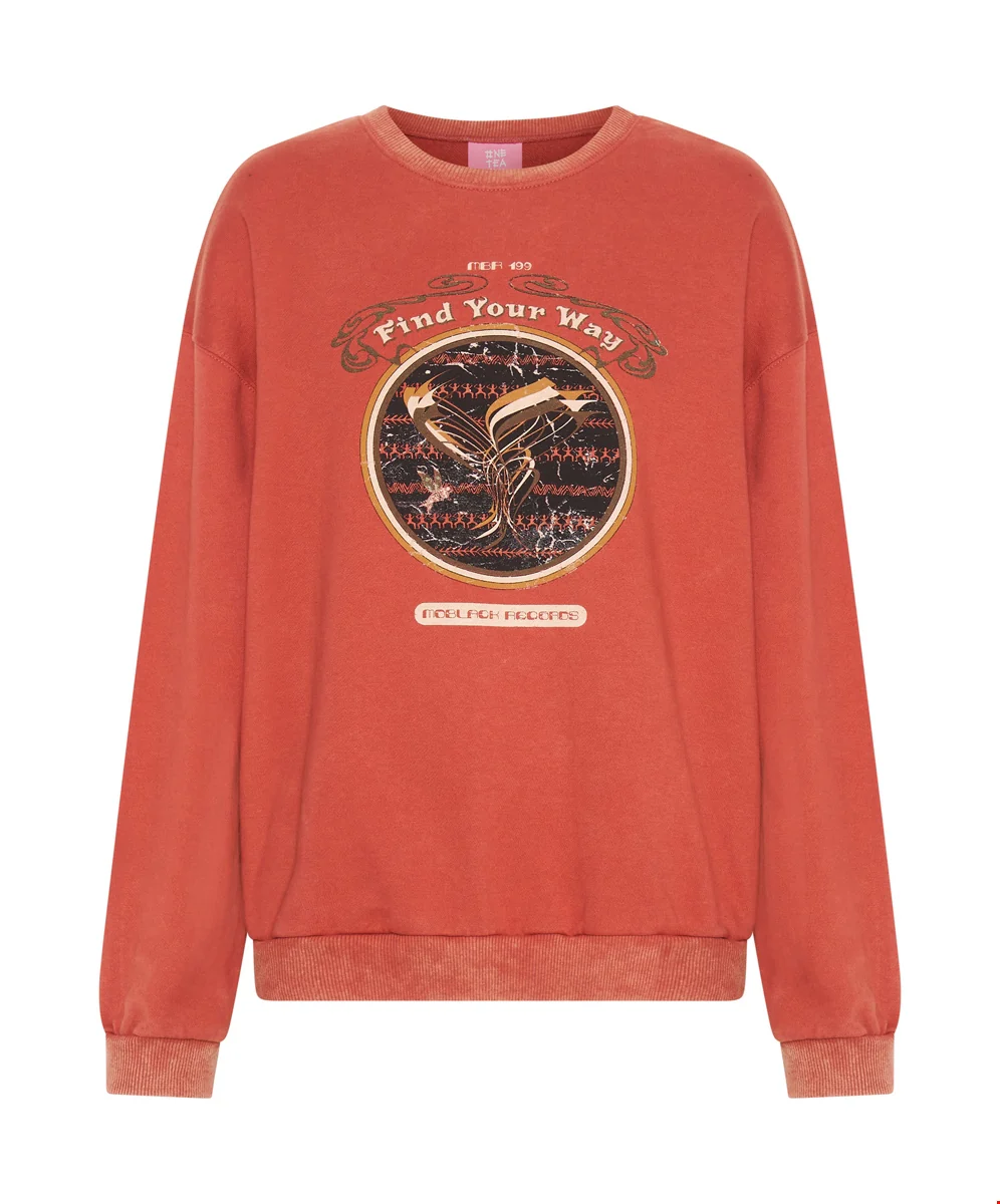 ONETEASPOON Womens Moblack Find Your Way Unisex Sweater - Red - Image 10