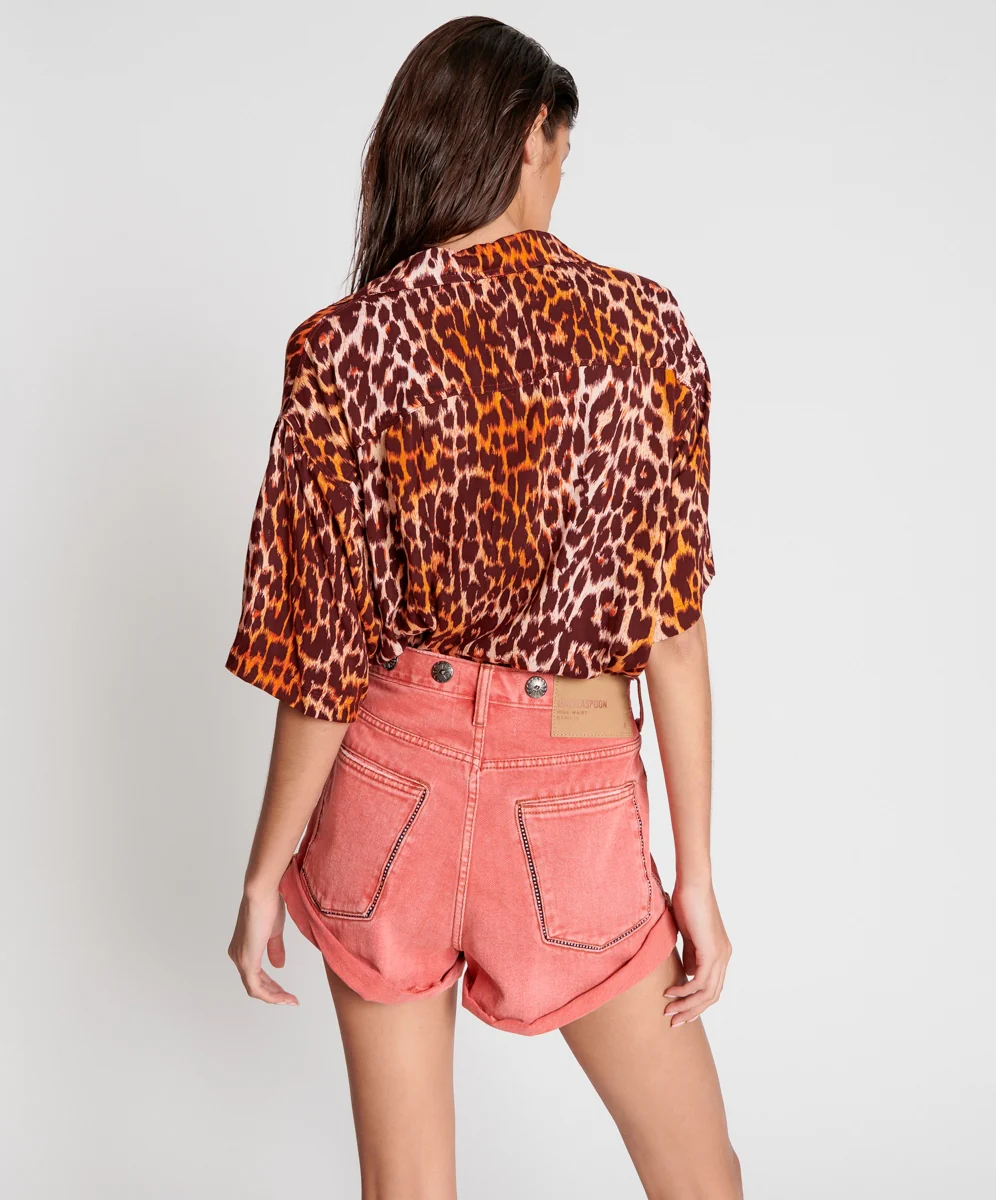 OneTeaspoon WOMENS POLYNESIAN ANIMAL SHIRT - ANIMAL - Image 2