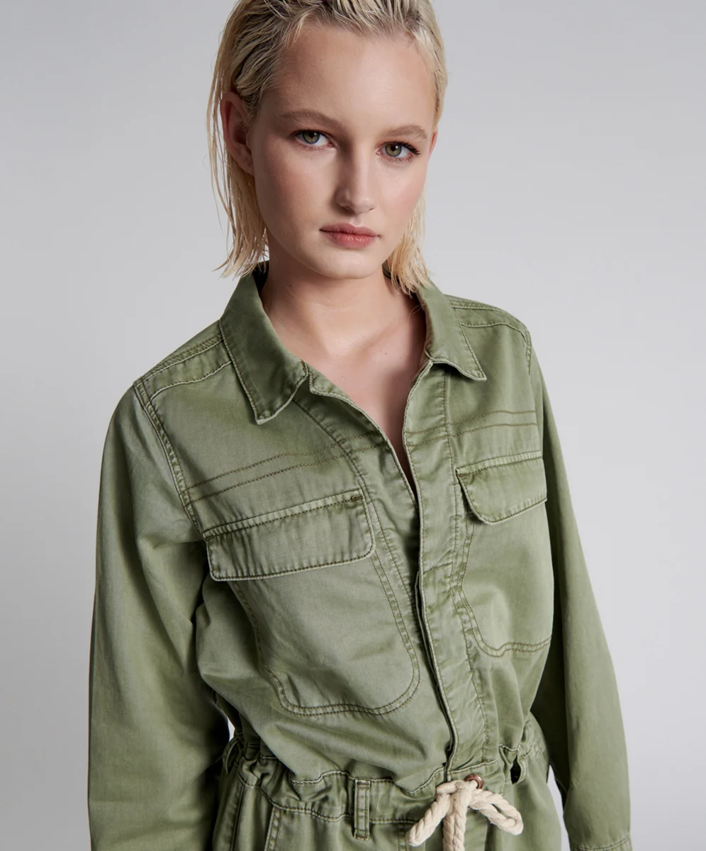ONETEASPOON Womens Safari Ranger Jumpsuit Super Khaki - Image 7