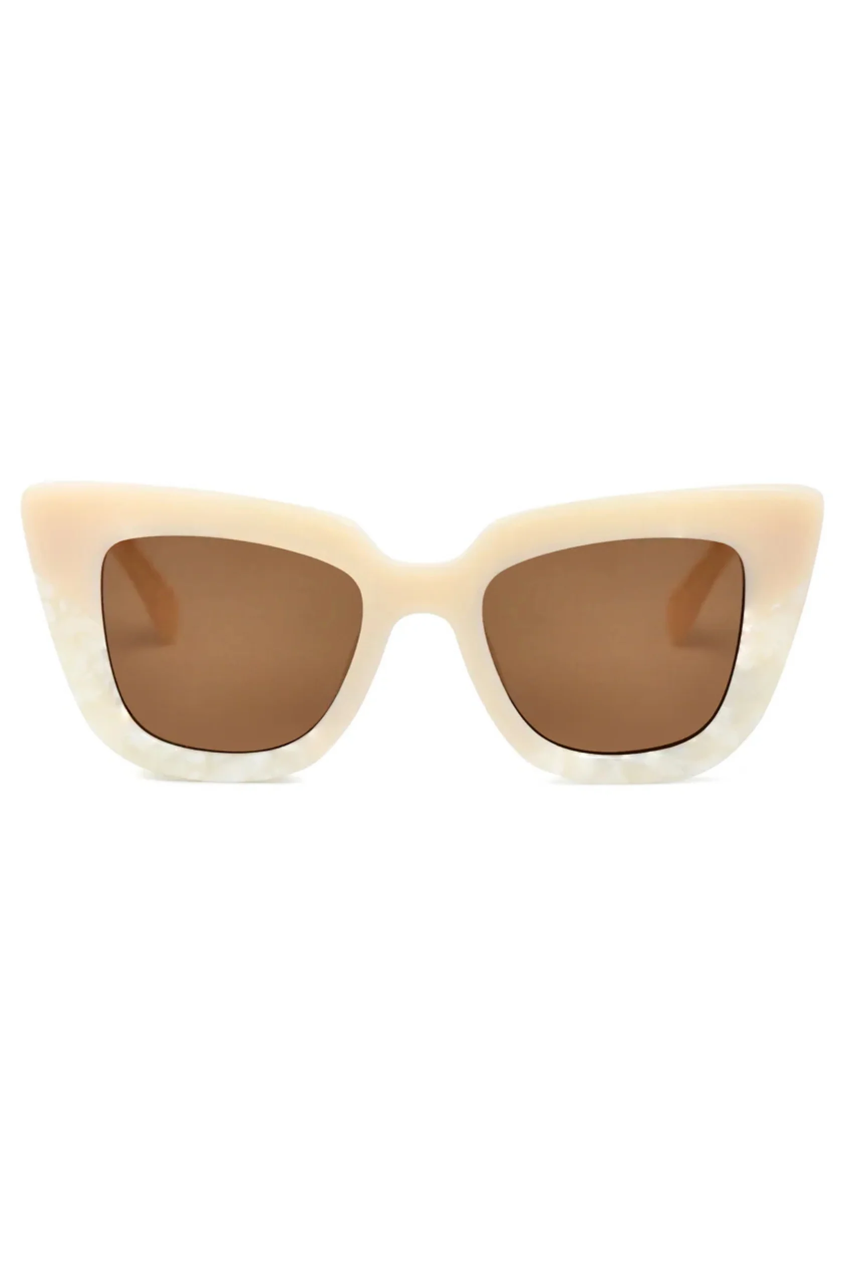 OSCAR & FRANK Fairfax & 3rd Sunglasses - Cream Pearl