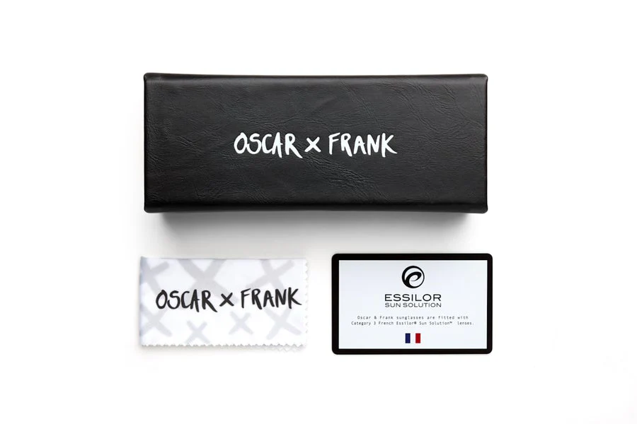 OSCAR & FRANK Lil Jet Sunglasses - White Tort - Image 6
