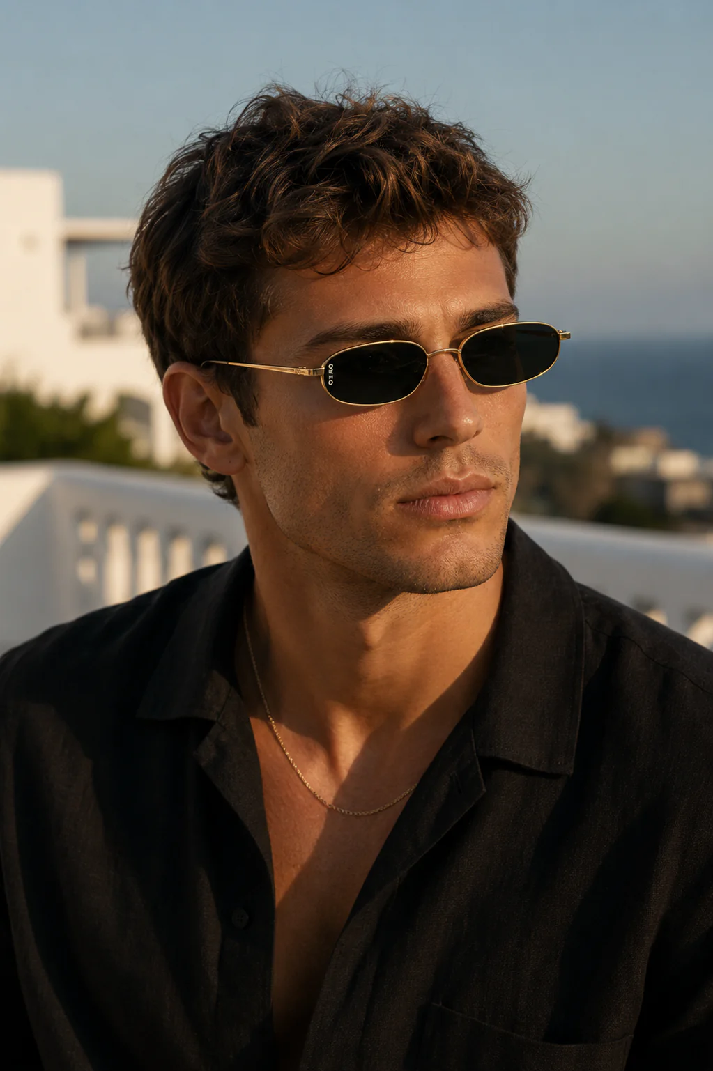 OTRA EYEWEAR Drew Sunglasses Gold / Green - Image 2