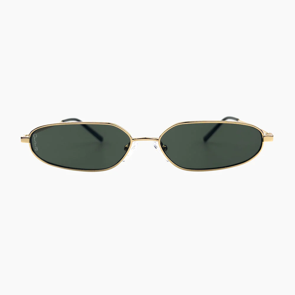 OTRA EYEWEAR Drew Sunglasses Gold / Green - Image 5