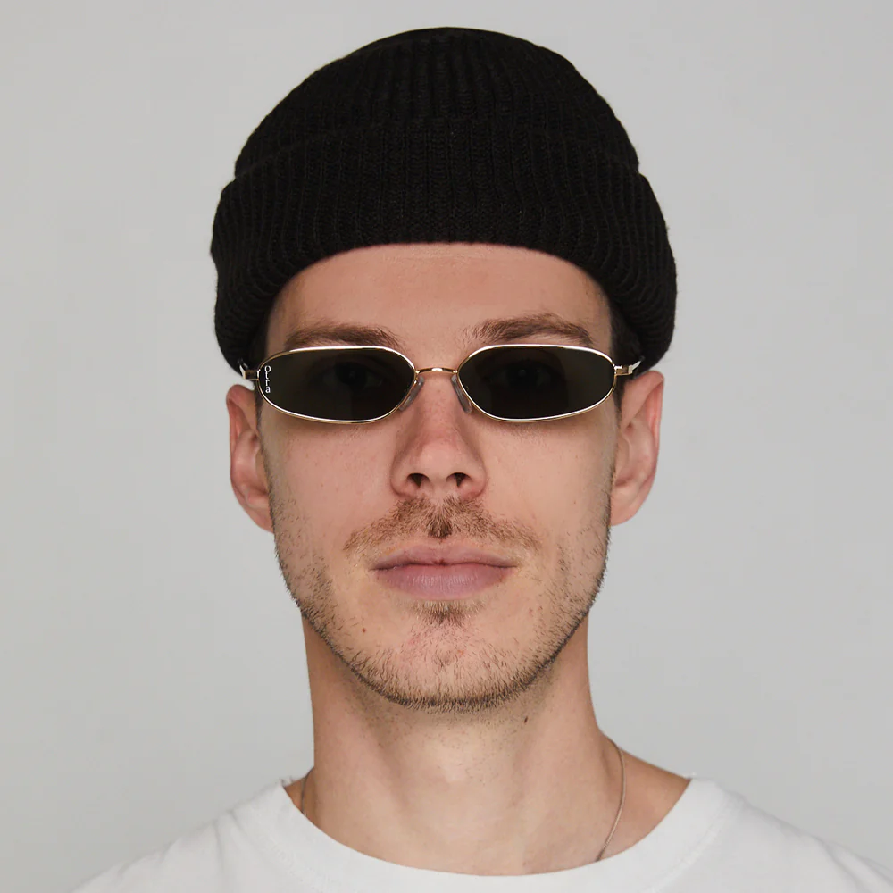 OTRA EYEWEAR Drew Sunglasses Gold / Green - Image 6