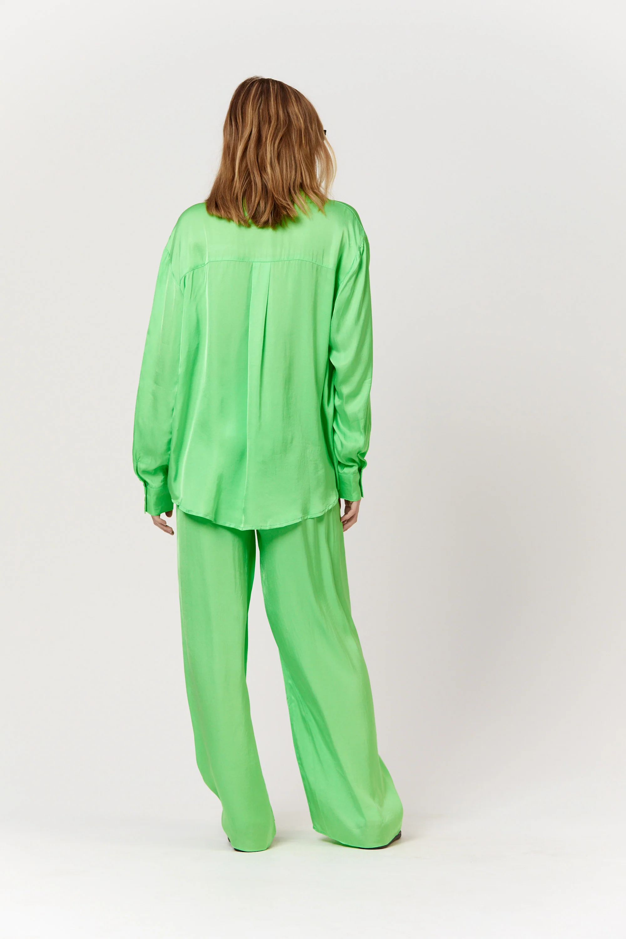 PIPPA THE LABEL Womens Sammi Shirt - Lime - Image 9