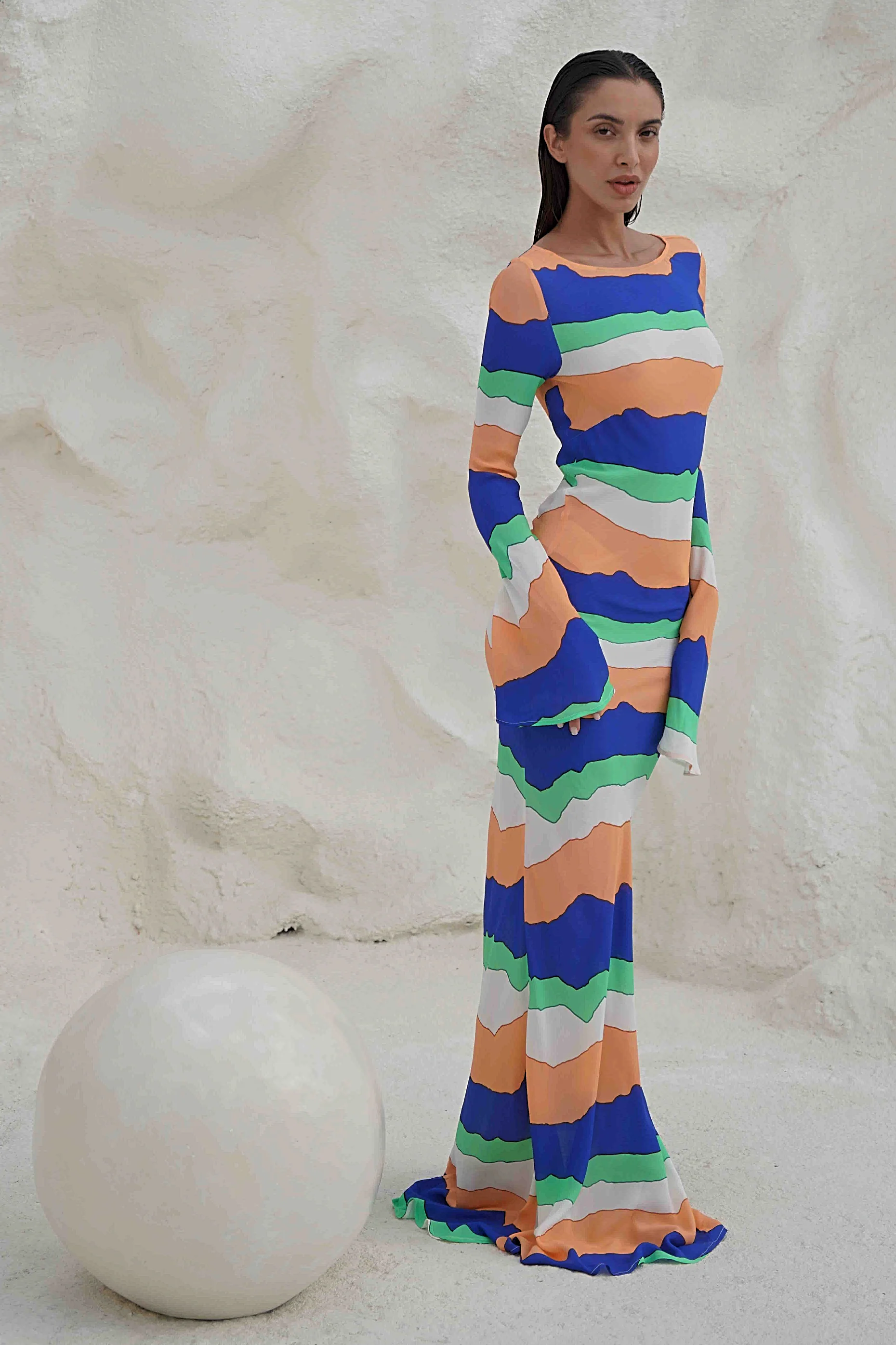 PIPPA THE LABEL Womens Wini Dress - Blue Ziggy - Image 5