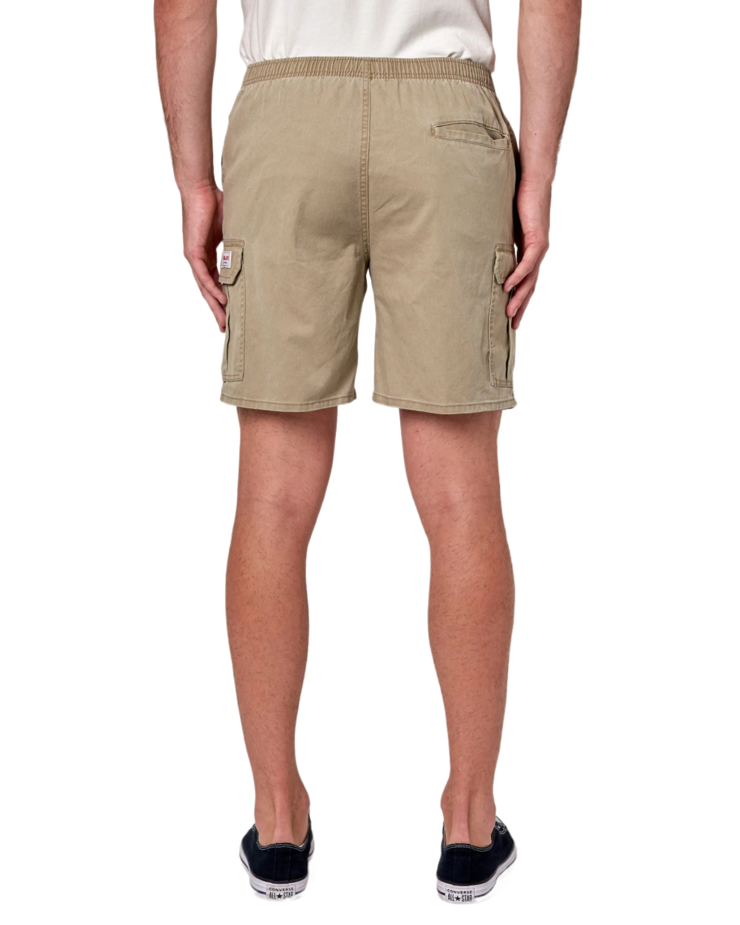 ROLLAS Mens Cargo Short - Sand - Image 3