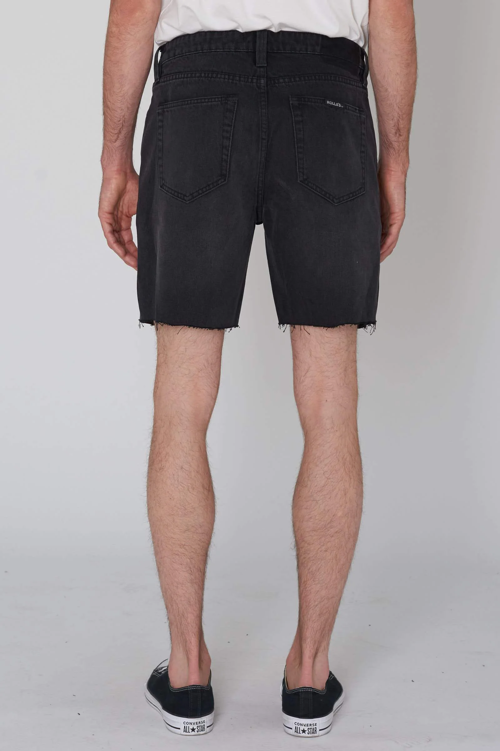 ROLLAS Mens Ezy Denim Short Black Stone - Image 3
