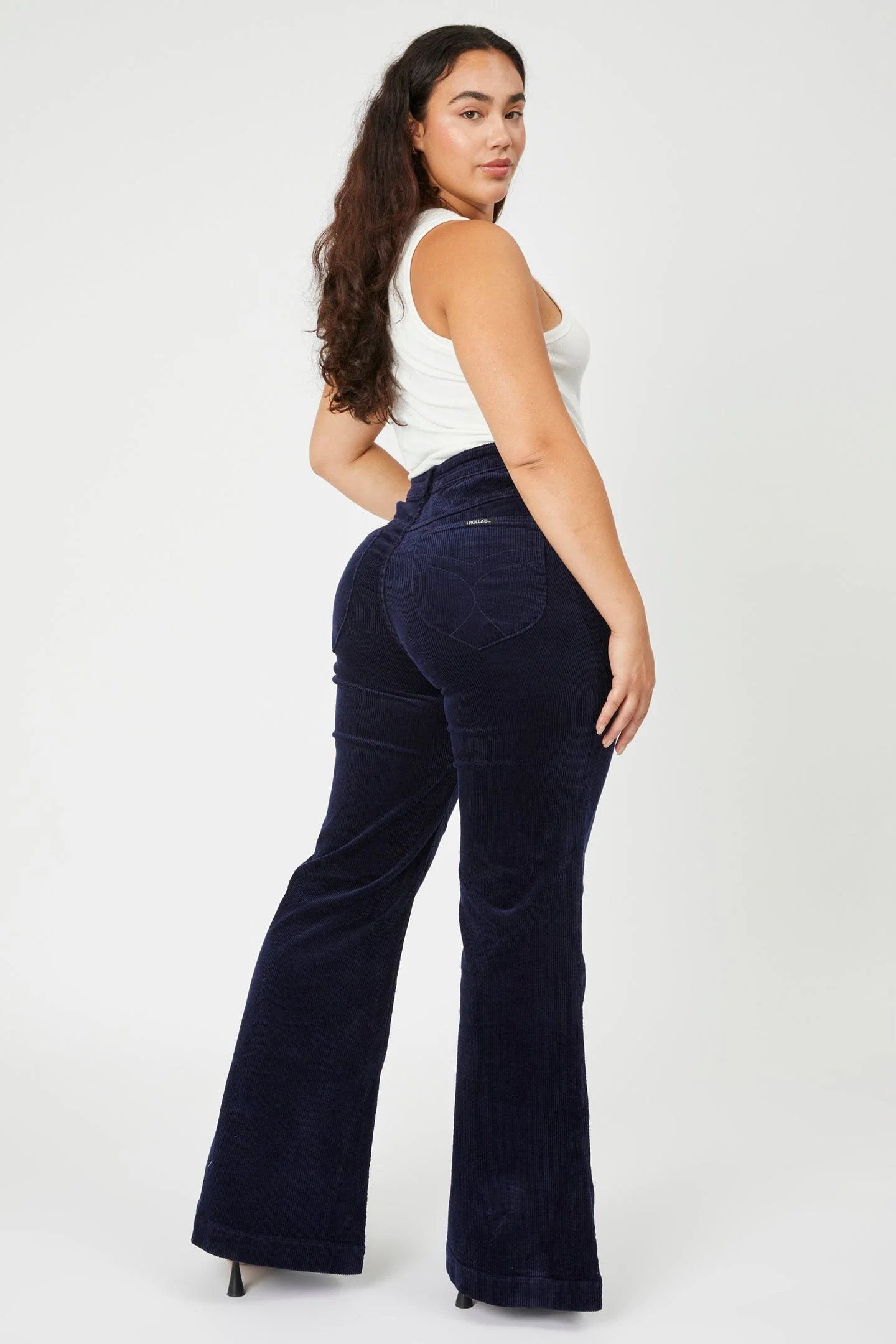 Rollas WOMENS EASTCOAST FLARE MIDNIGHT CORD - Image 7