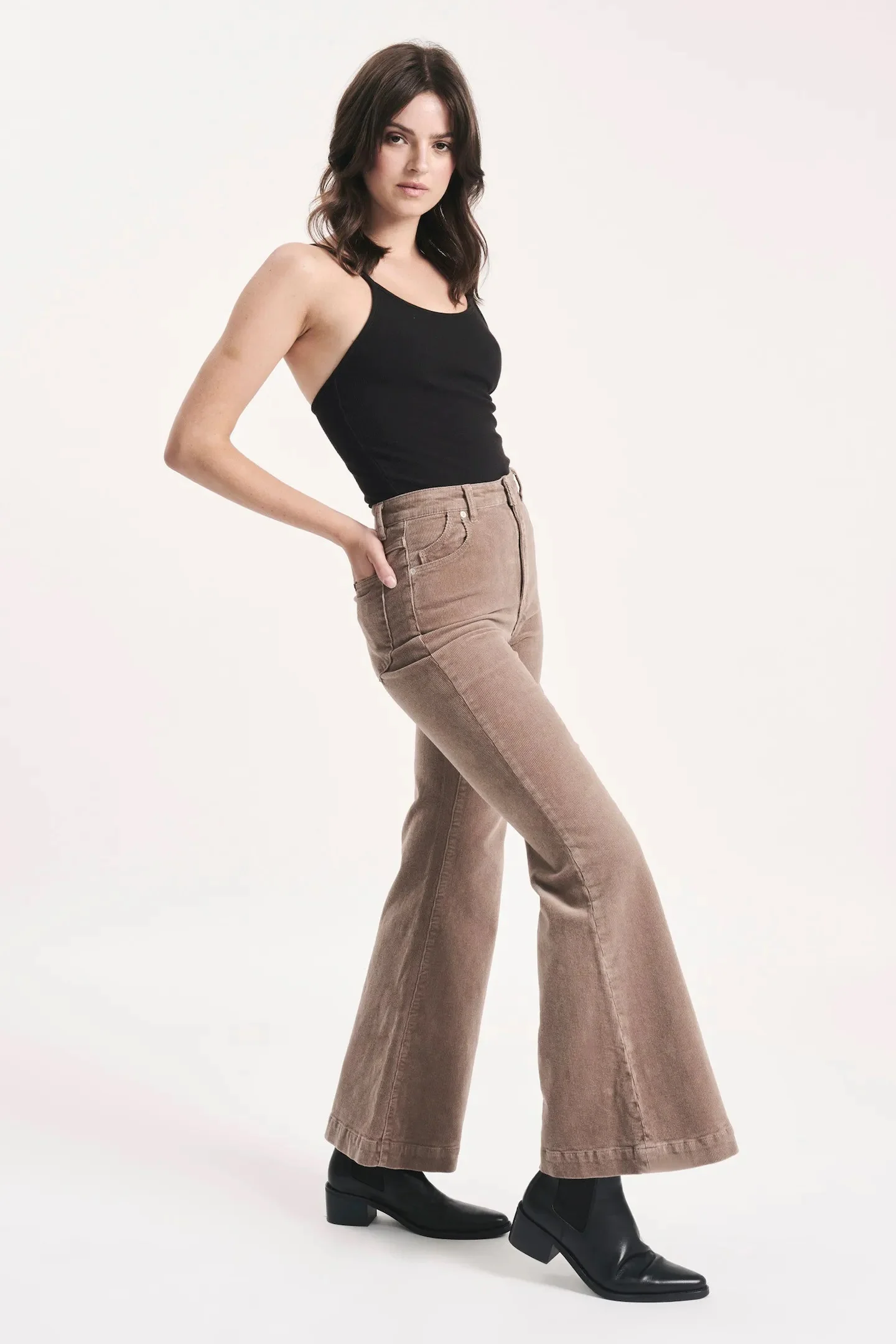 ROLLAS Womens Eastcoast Flare Mink Cord - Image 3