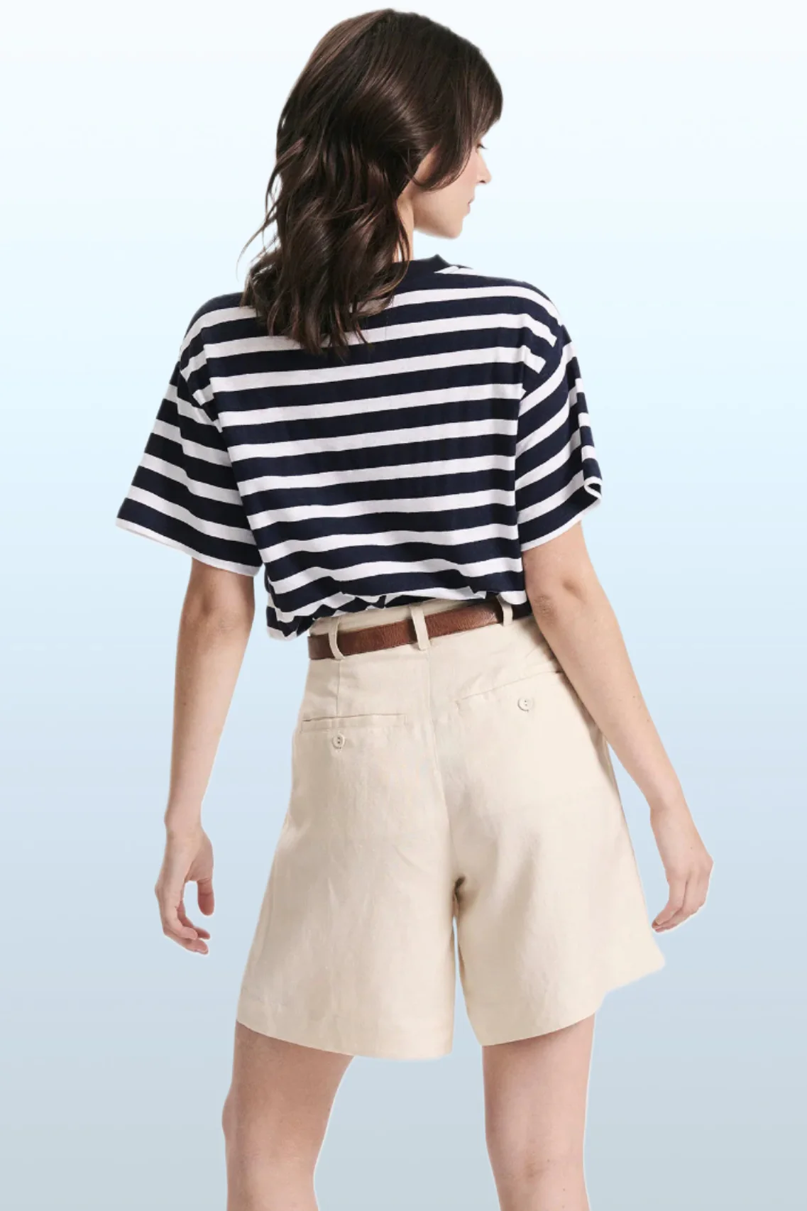 ROLLAS Womens Horizon Linen Short - Biscuit - Image 4