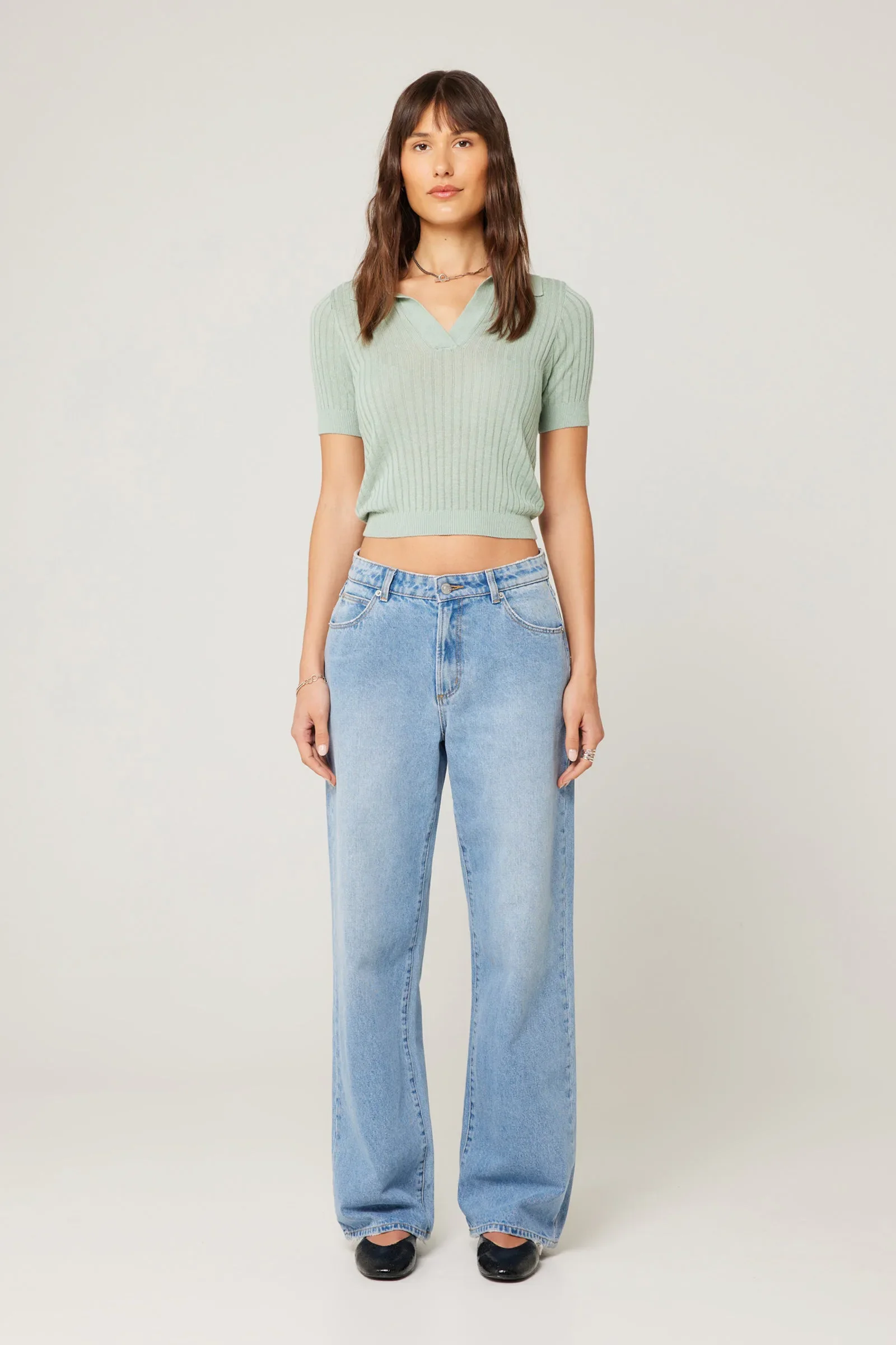 ROLLAS Womens Kate Baggy 90s Blue - Vintage Blue - Image 13
