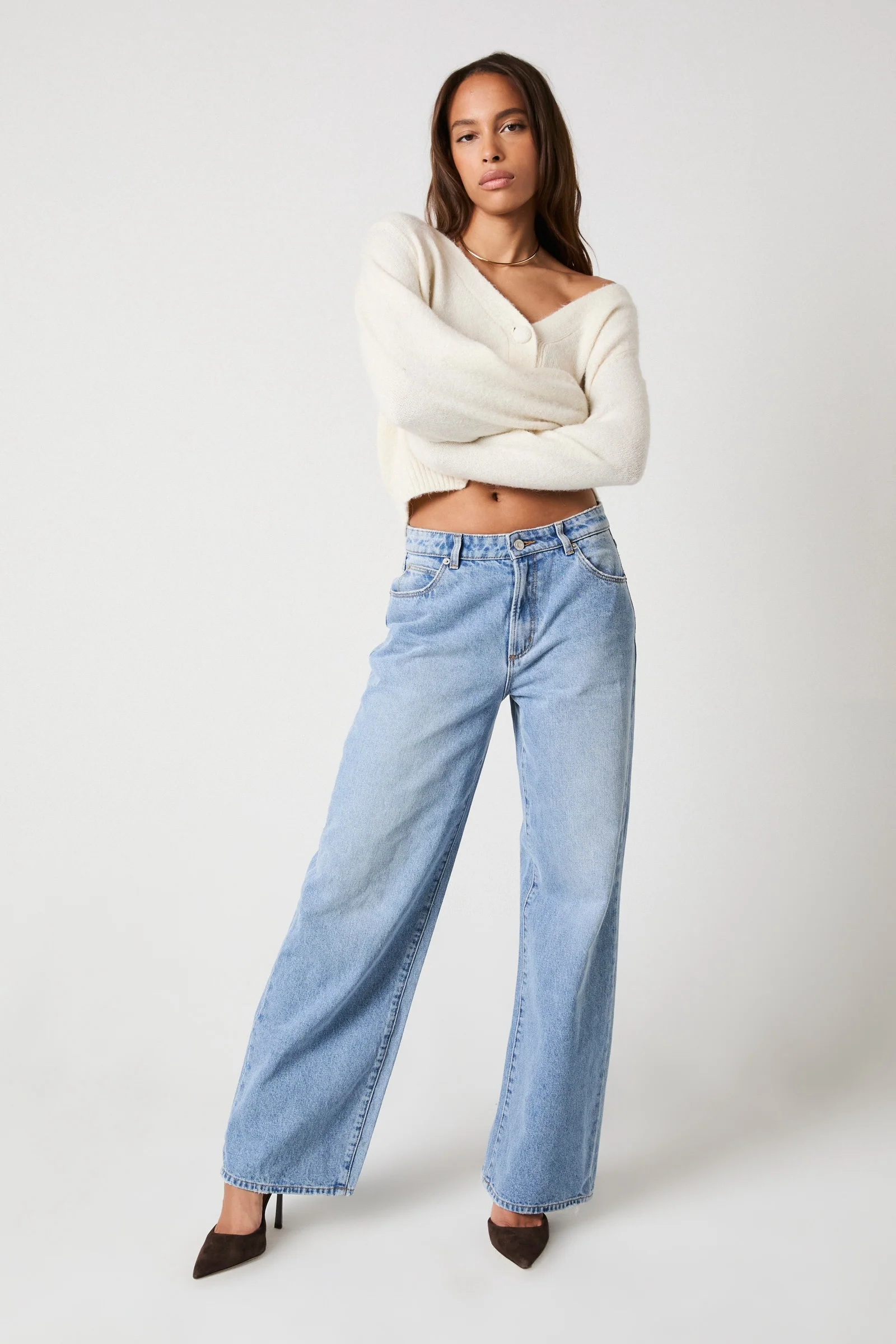 ROLLAS Womens Kate Baggy 90s Blue - Vintage Blue - Image 5